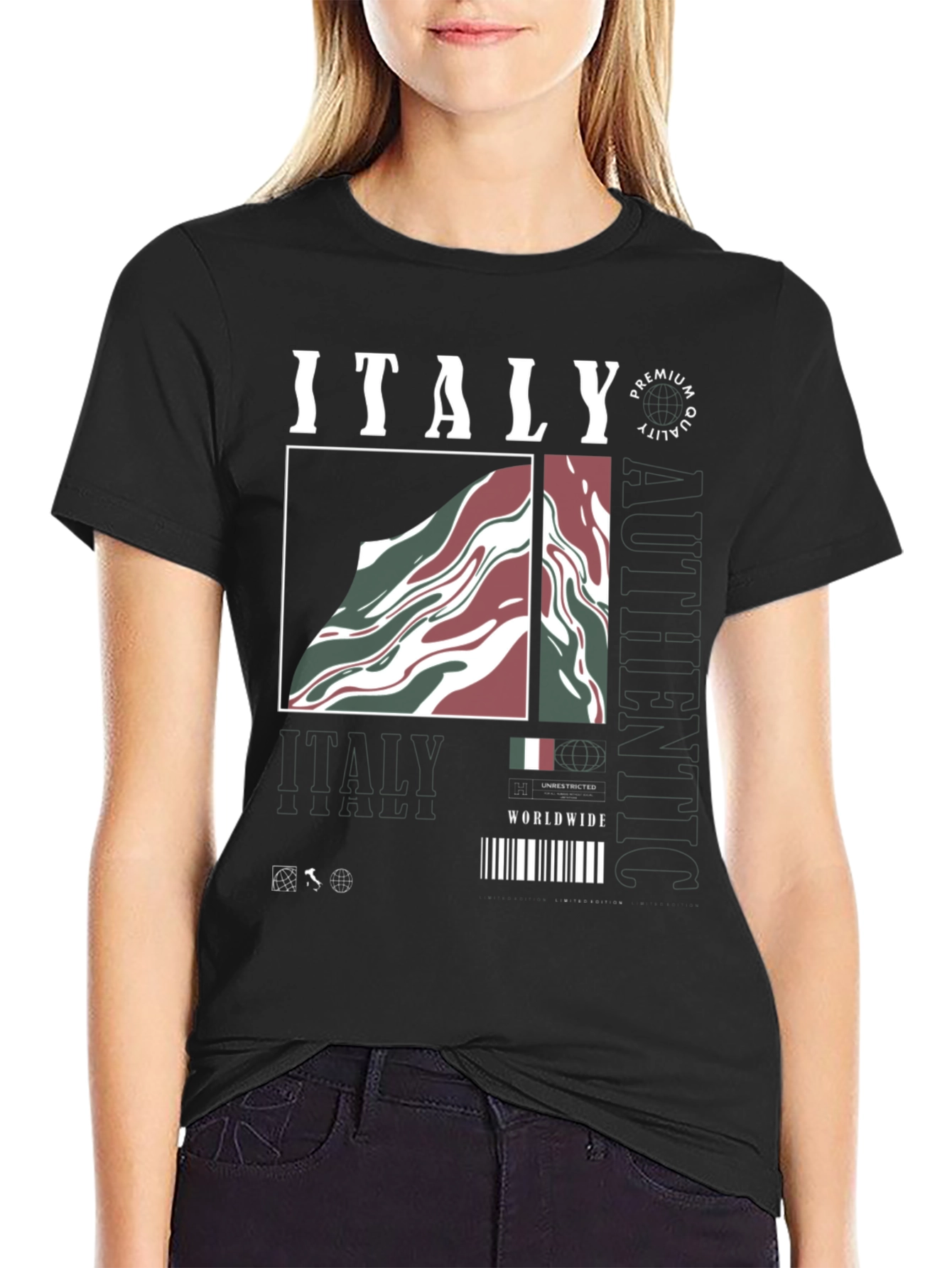 Italy Premium Quality Graphic Tee