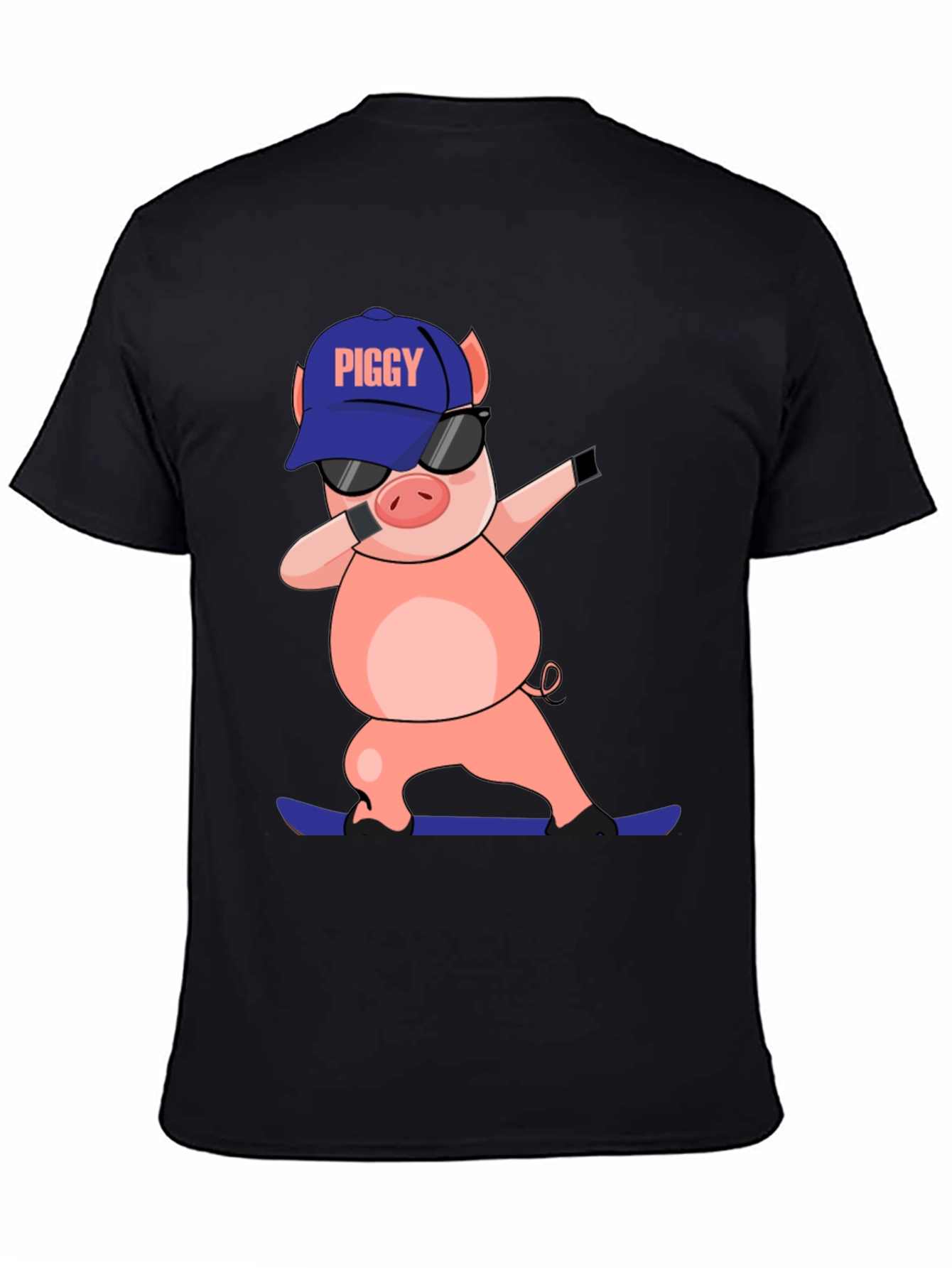Dabbing Piggy T-Shirt - Cool Cartoon Tee