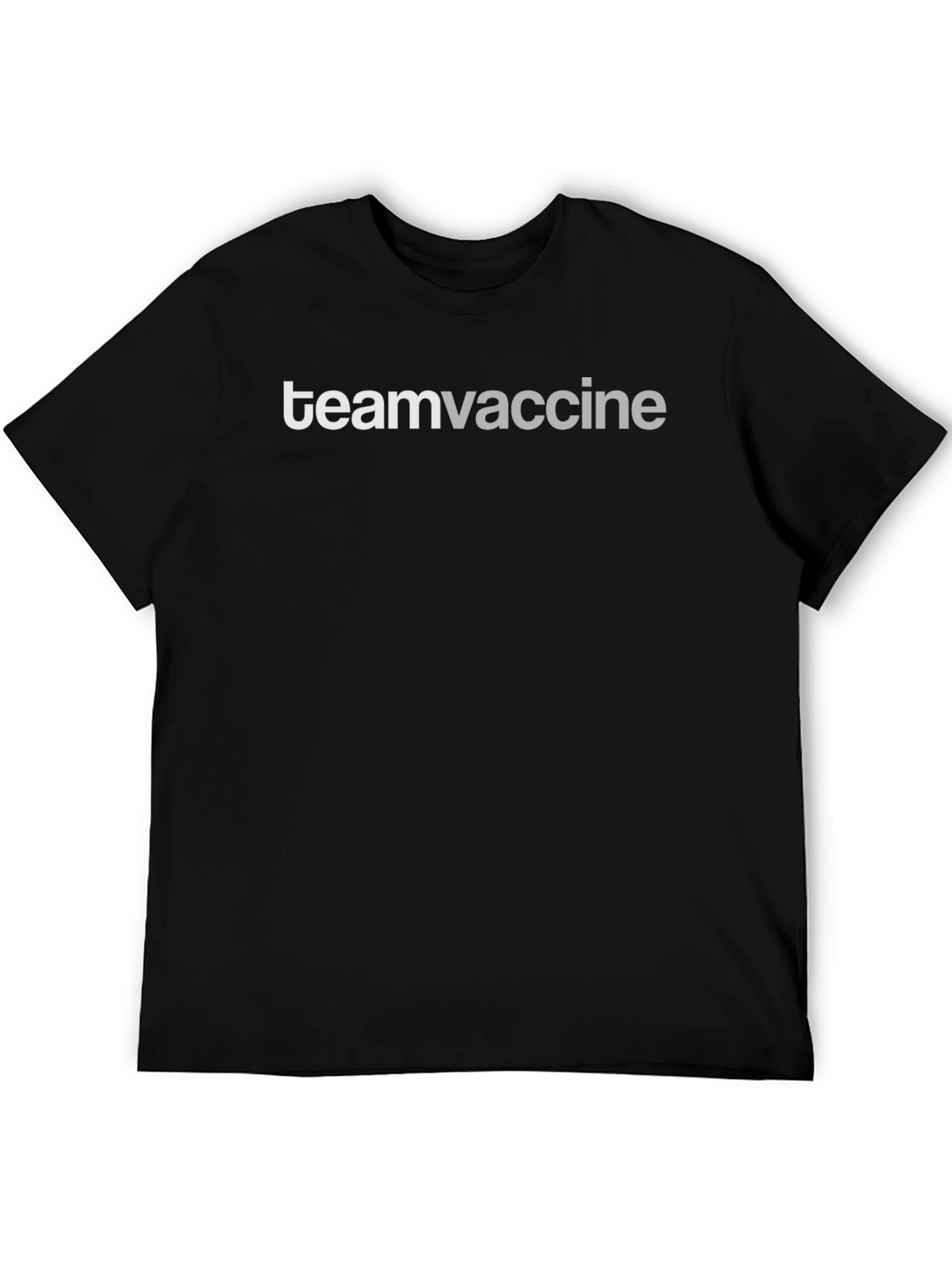 Team Vaccine Black T-Shirt