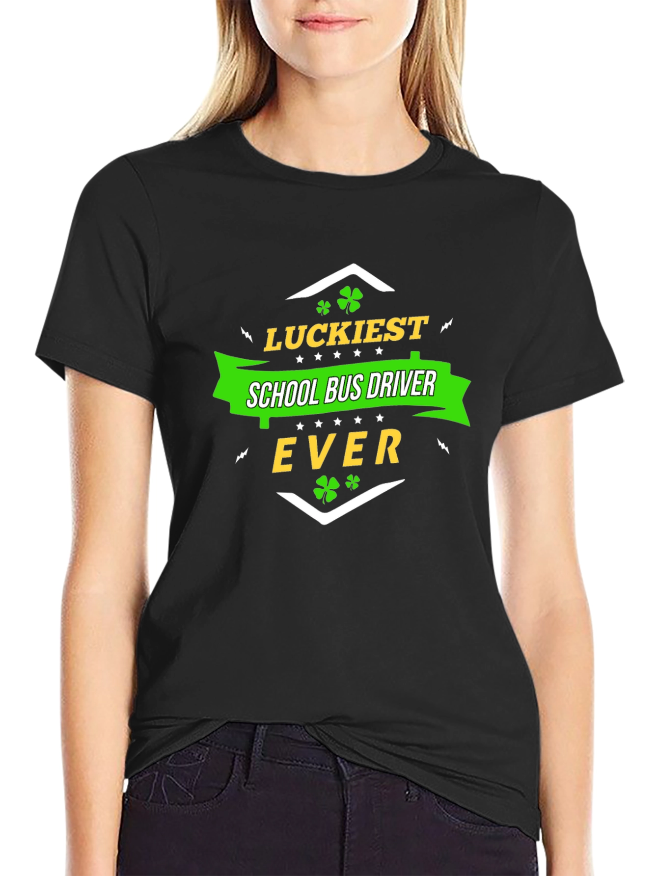 Lucky School Bus Driver St. Patricks Day T-Shirt