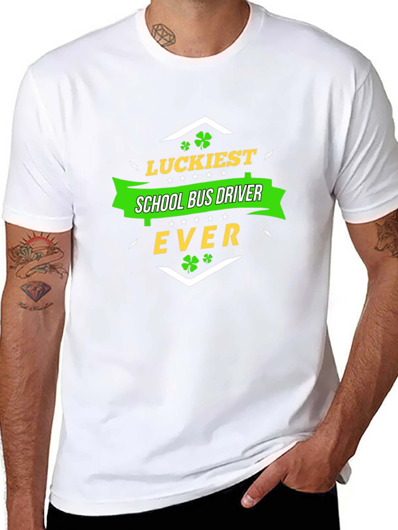 Lucky School Bus Driver St. Patricks Day T-Shirt