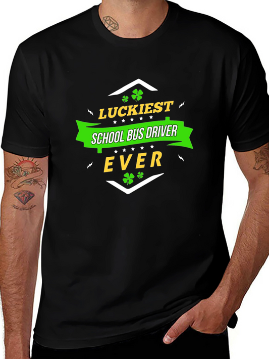 Lucky School Bus Driver St. Patricks Day T-Shirt