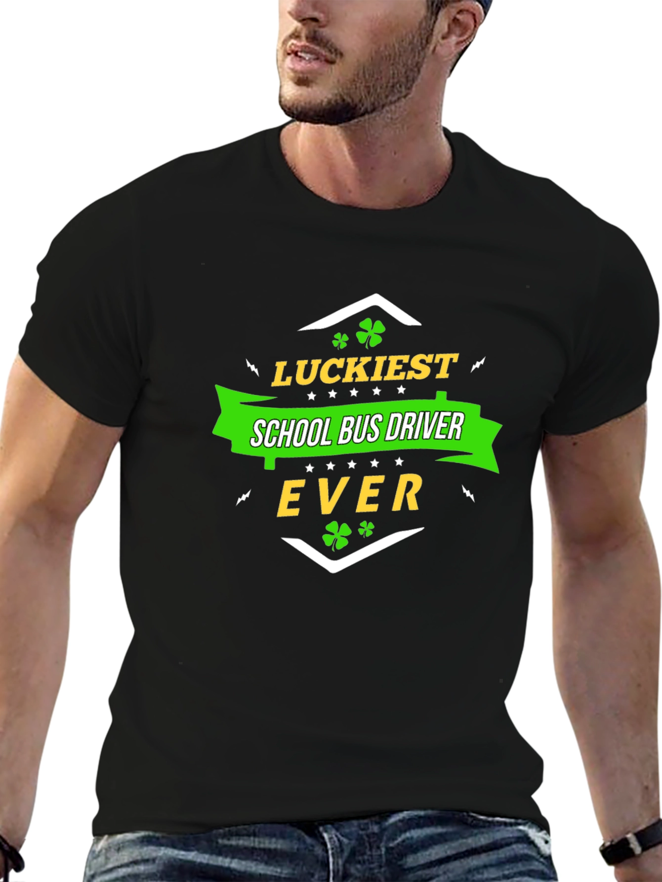 Lucky School Bus Driver St. Patricks Day T-Shirt