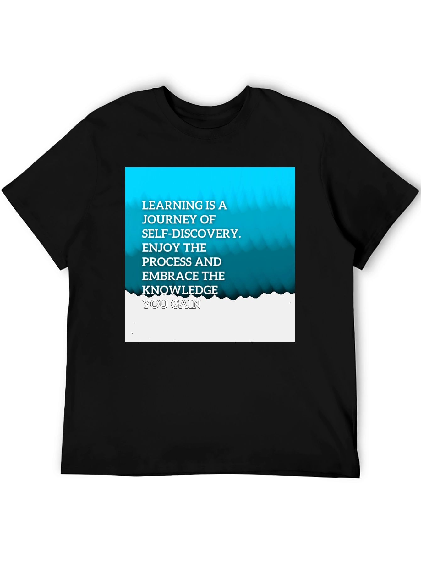 Learning Journey Graphic Tee - Black