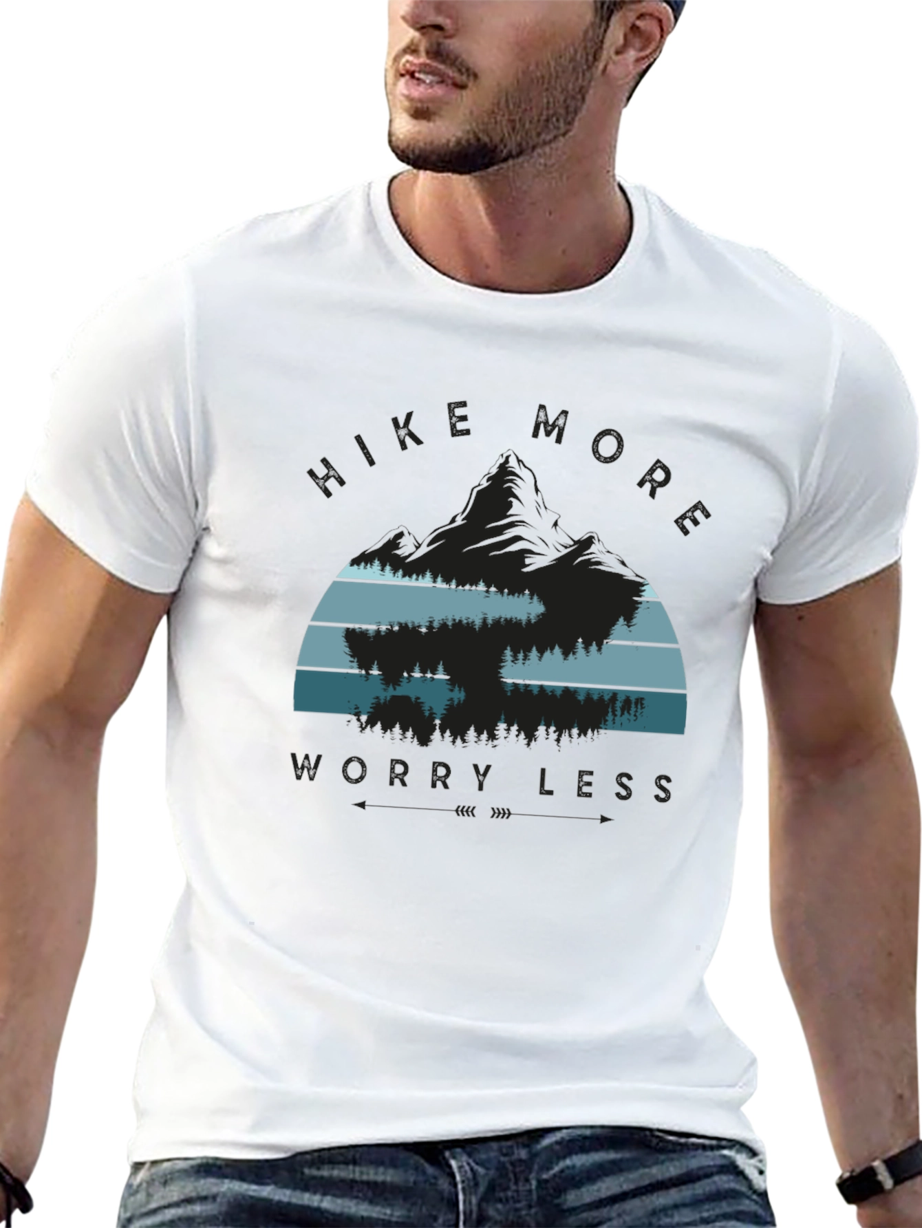 Hike More Worry Less Graphic Tee