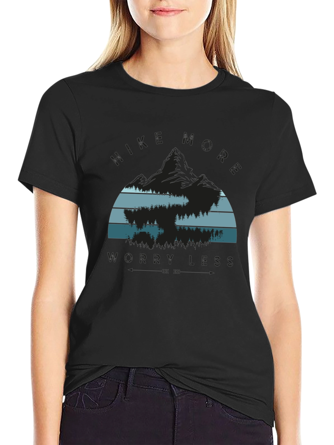 Hike More Worry Less Graphic Tee