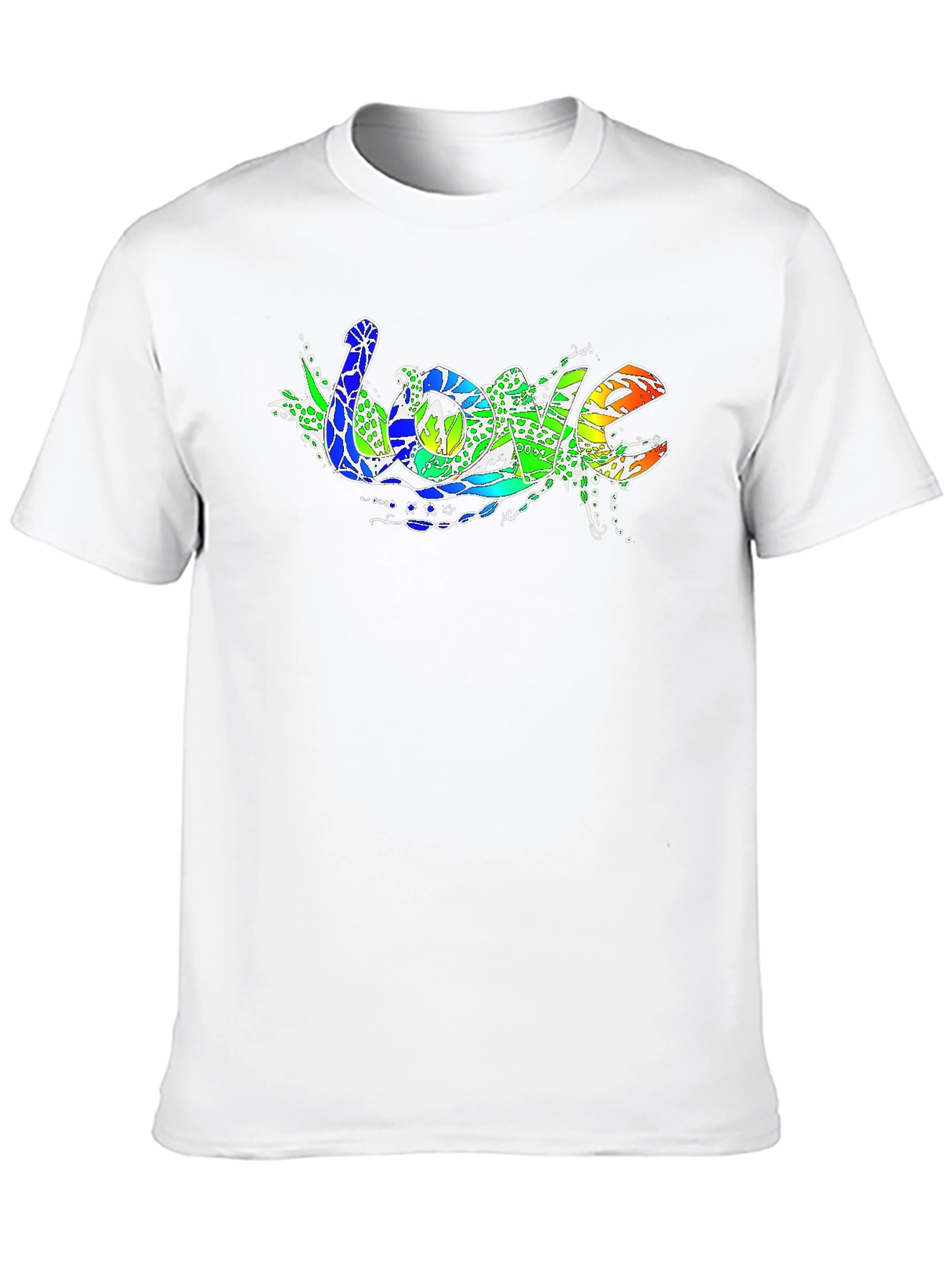 Mens Love Graphic T-Shirt - Black
