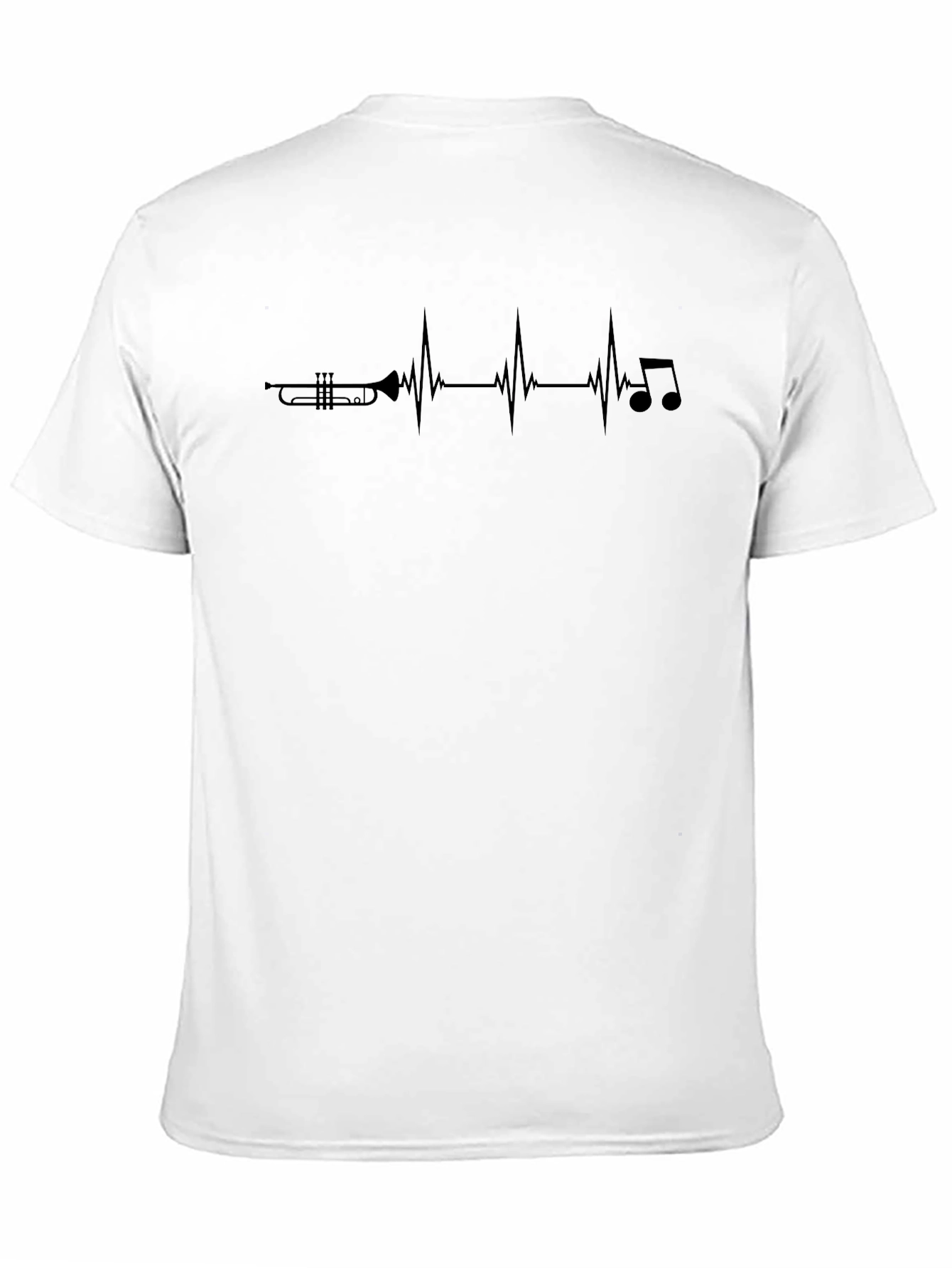 Trumpet Heartbeat T-Shirt - Musician Tee