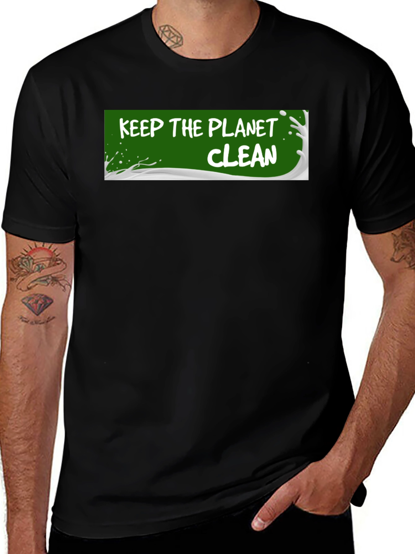 Keep The Planet Clean Graphic T-Shirt