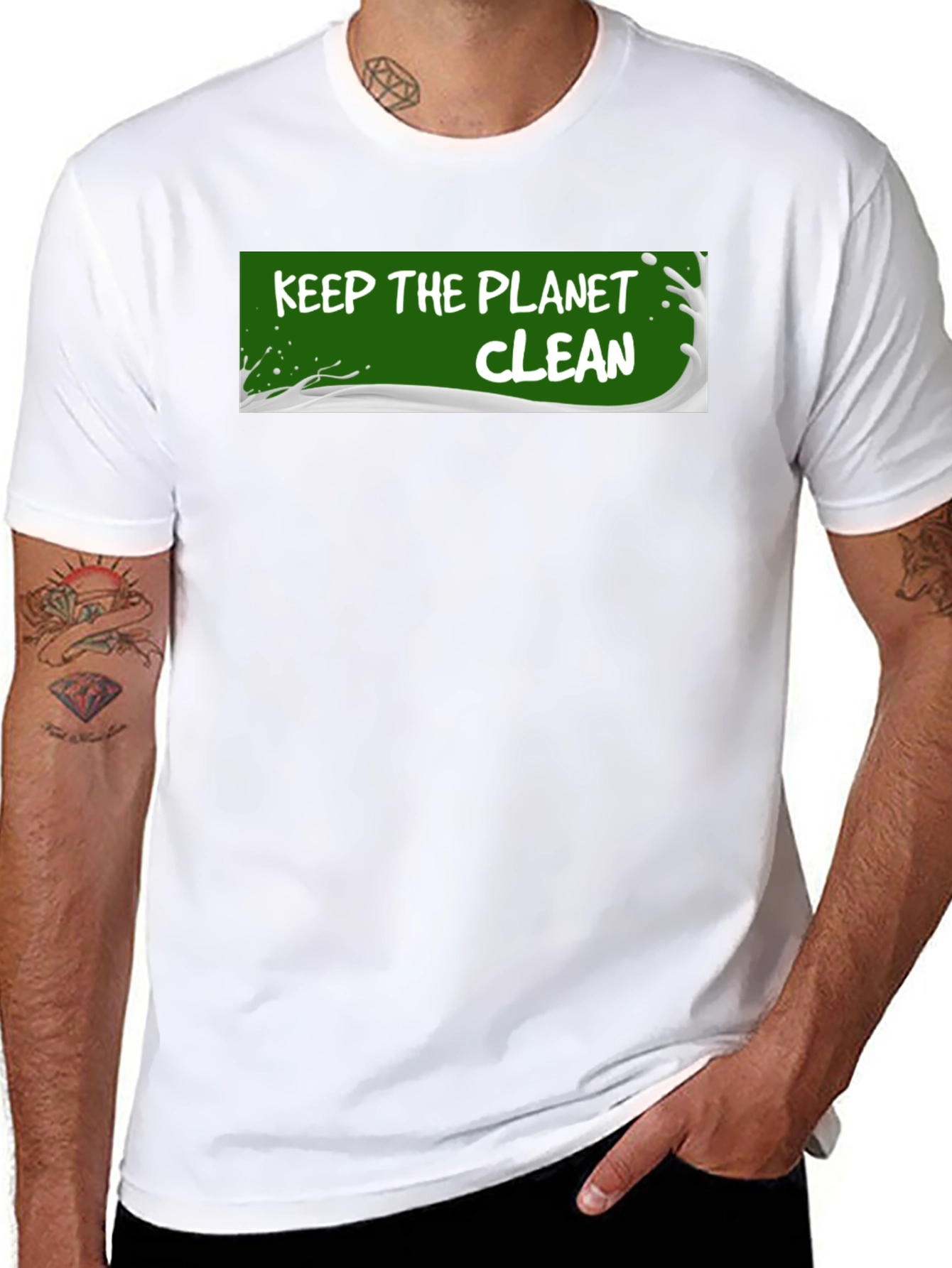 Keep The Planet Clean Graphic T-Shirt