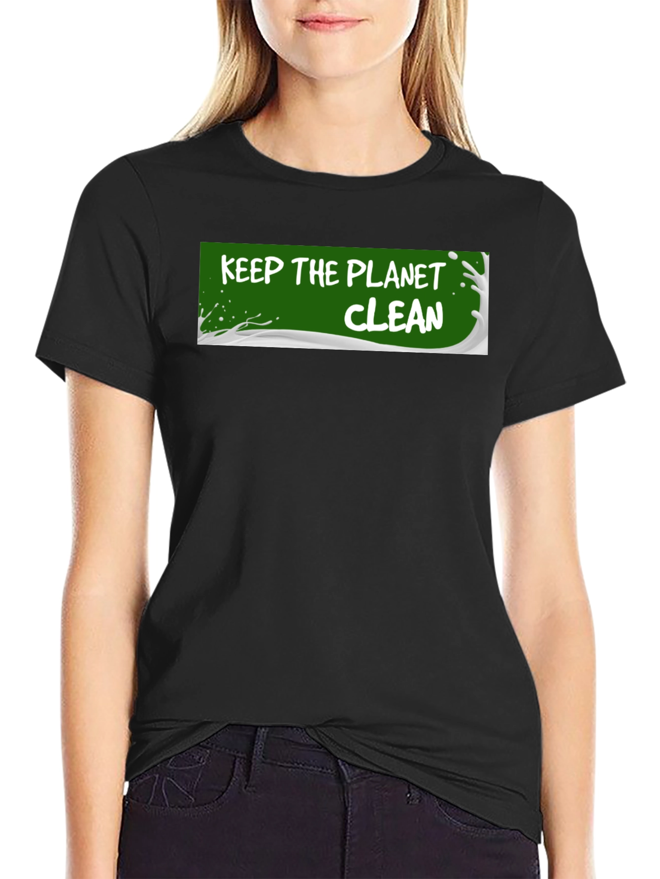 Keep The Planet Clean Graphic T-Shirt