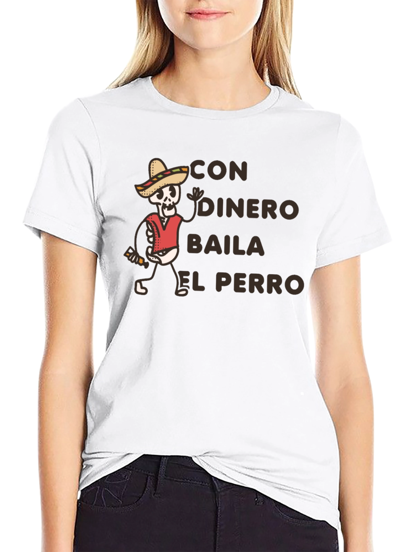 Con Dinero Baila El Perro T-Shirt