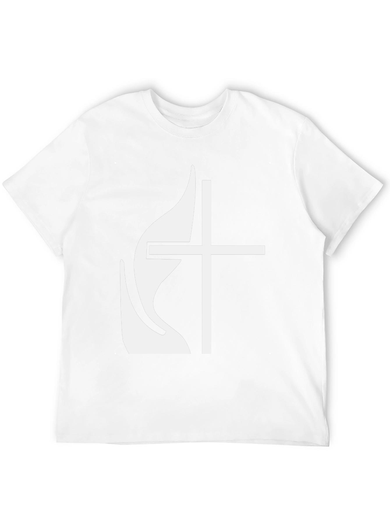 Modern Christian Cross Graphic Tee