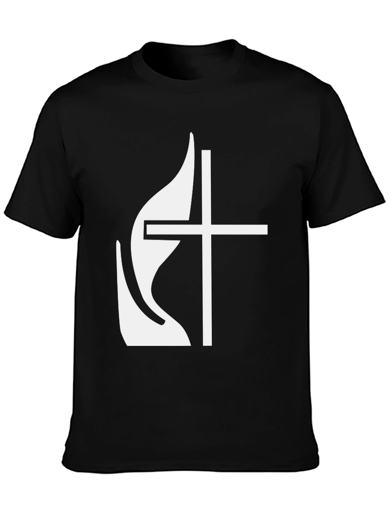 Modern Christian Cross Graphic Tee