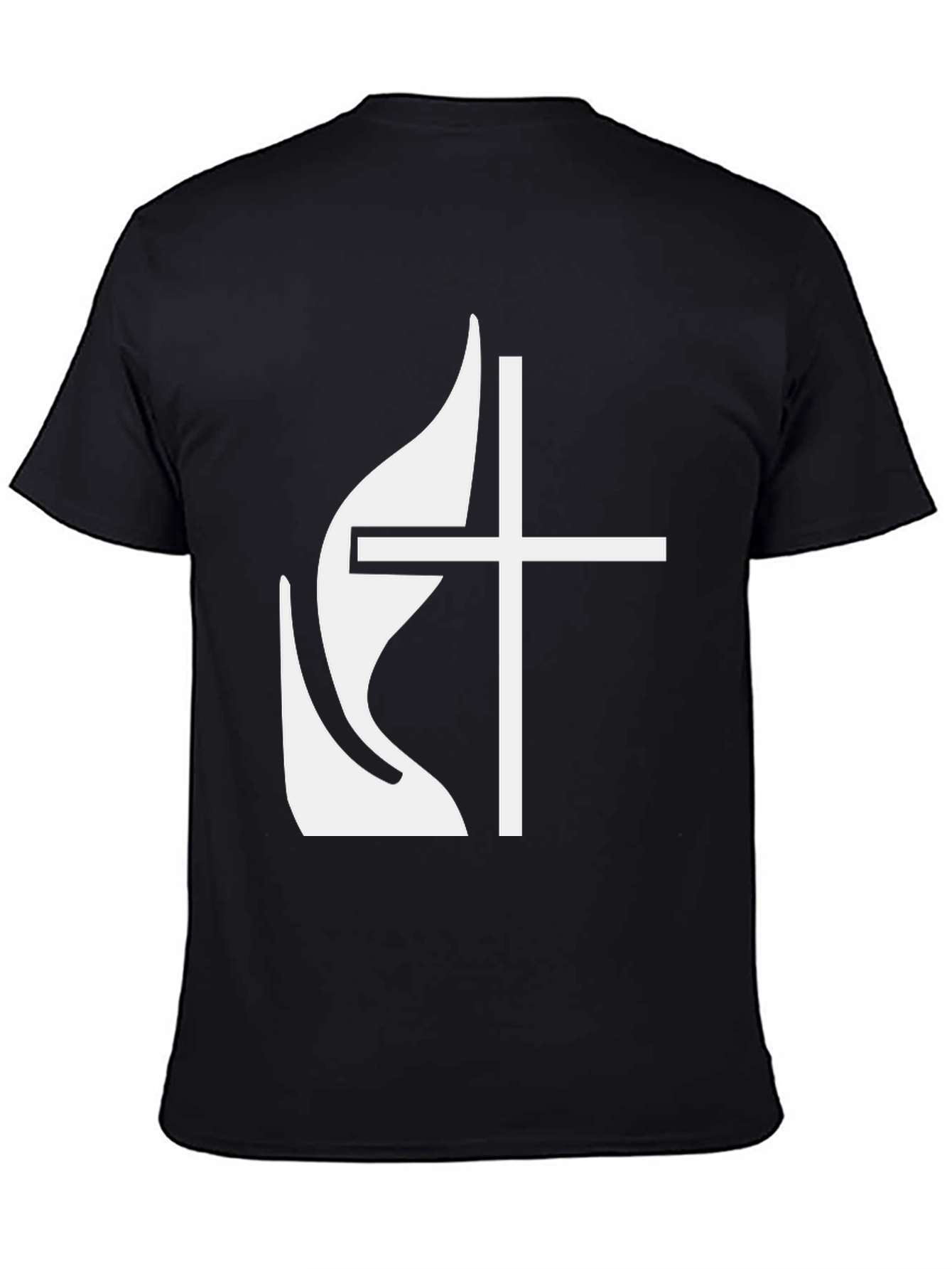 Modern Christian Cross Graphic Tee