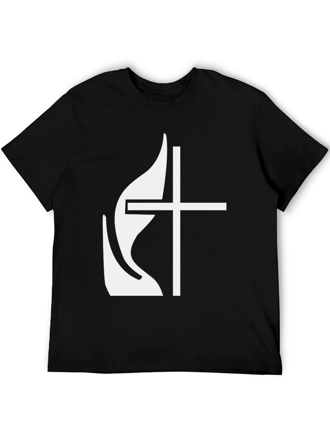 Modern Christian Cross Graphic Tee