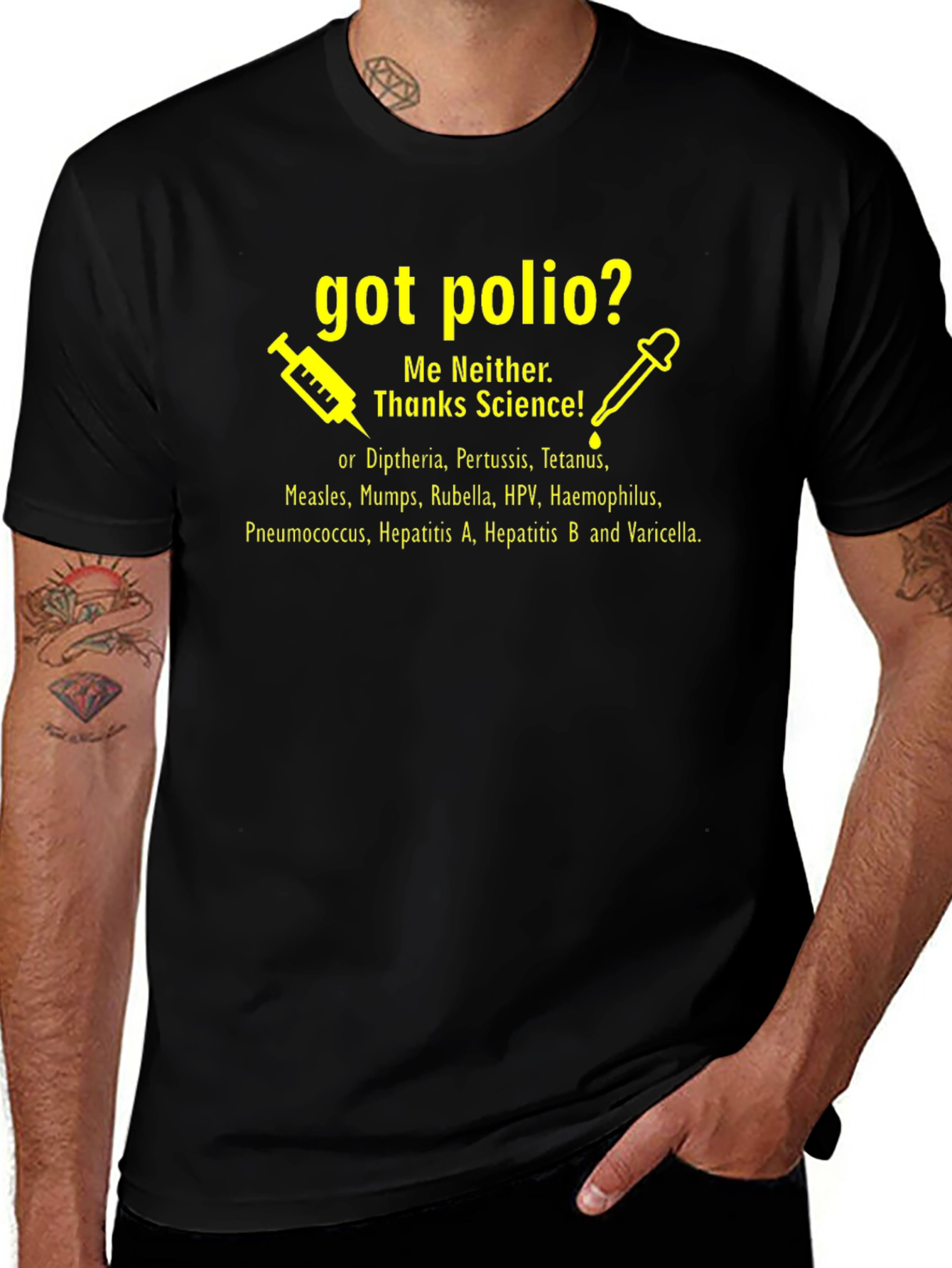 Got Polio? Science Vaccine T-Shirt