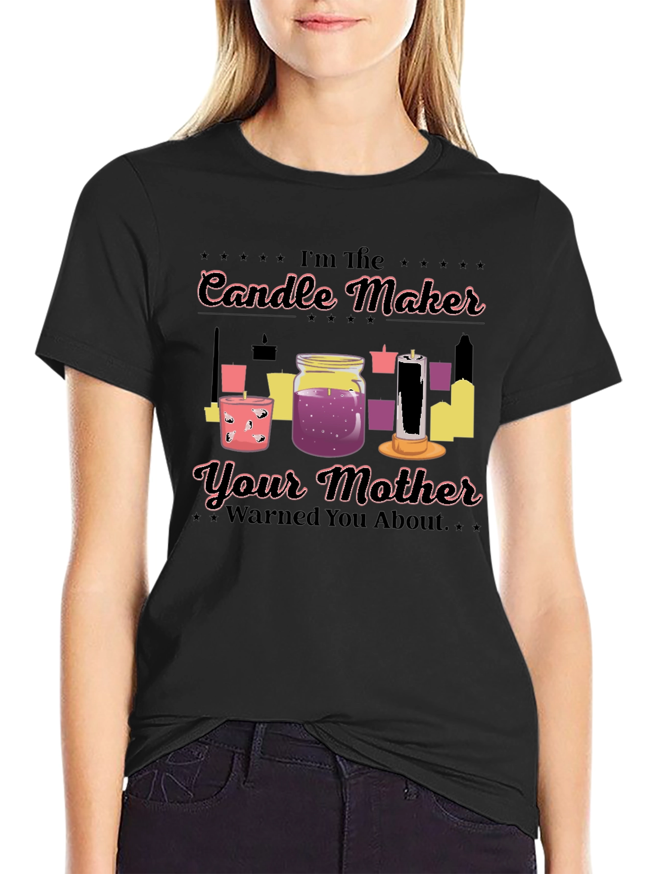 Im The Candle Maker T-Shirt Funny Slogan Tee