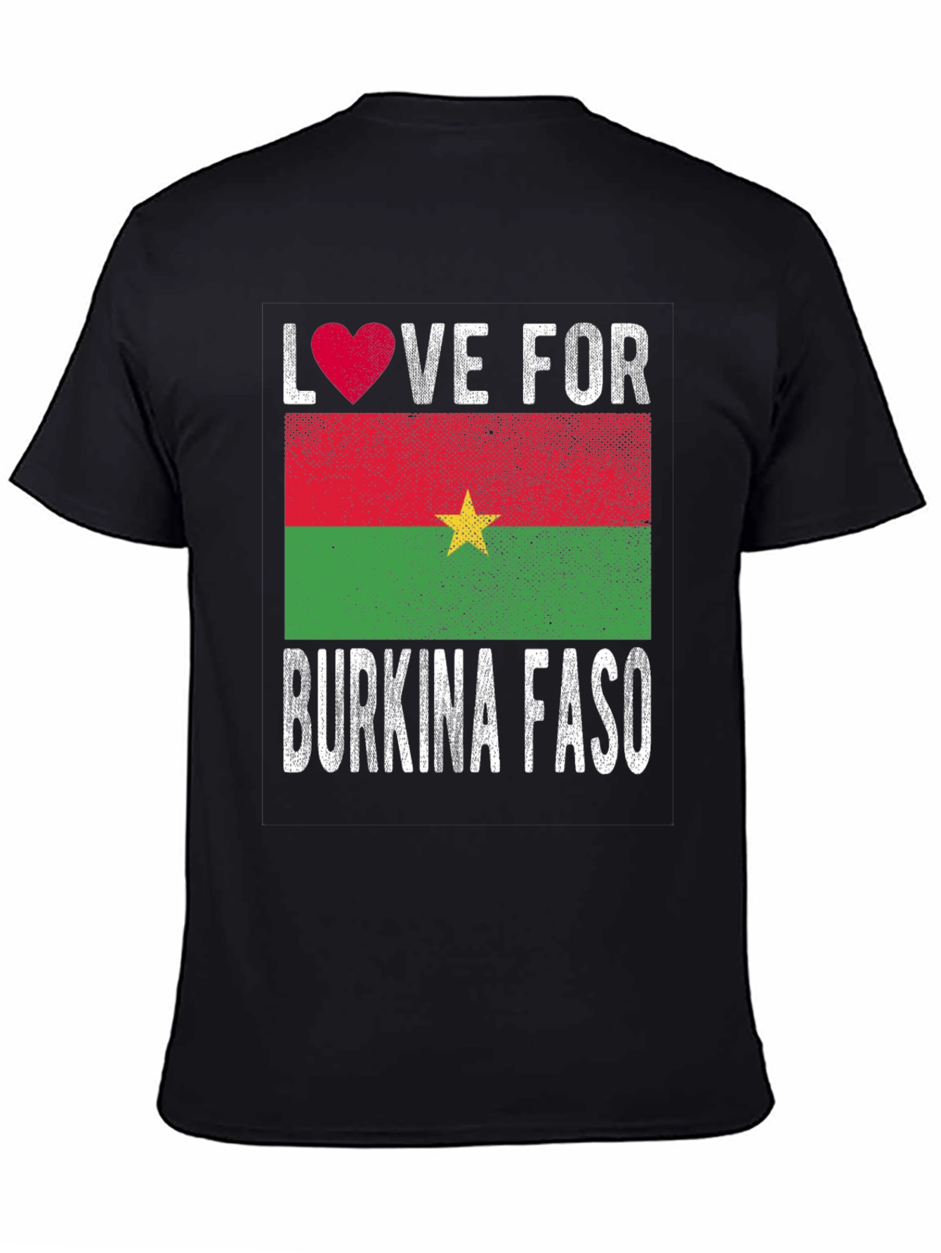Burkina Faso Love Heart Flag T-Shirt