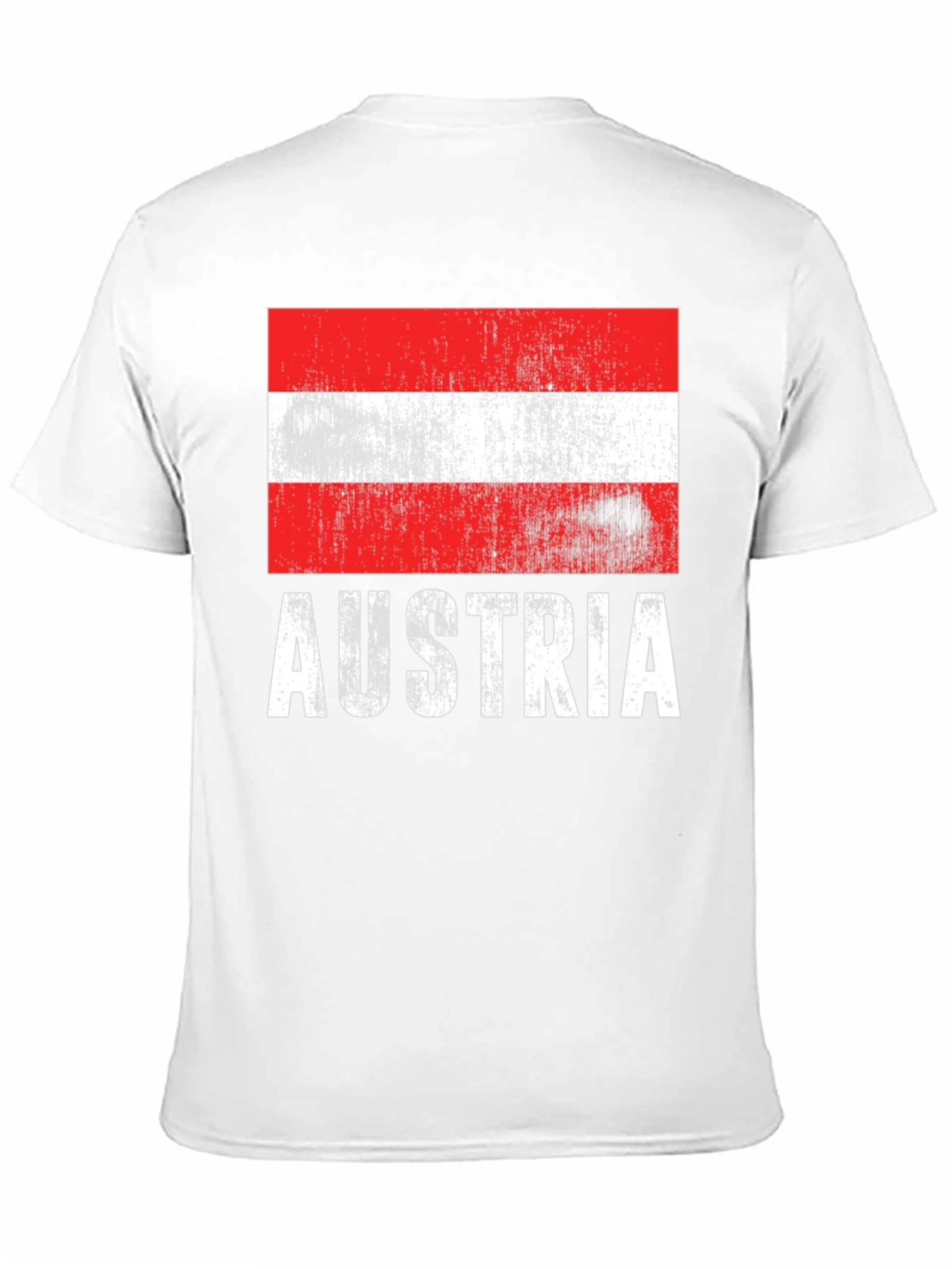Austria Flag T-Shirt - Distressed Design