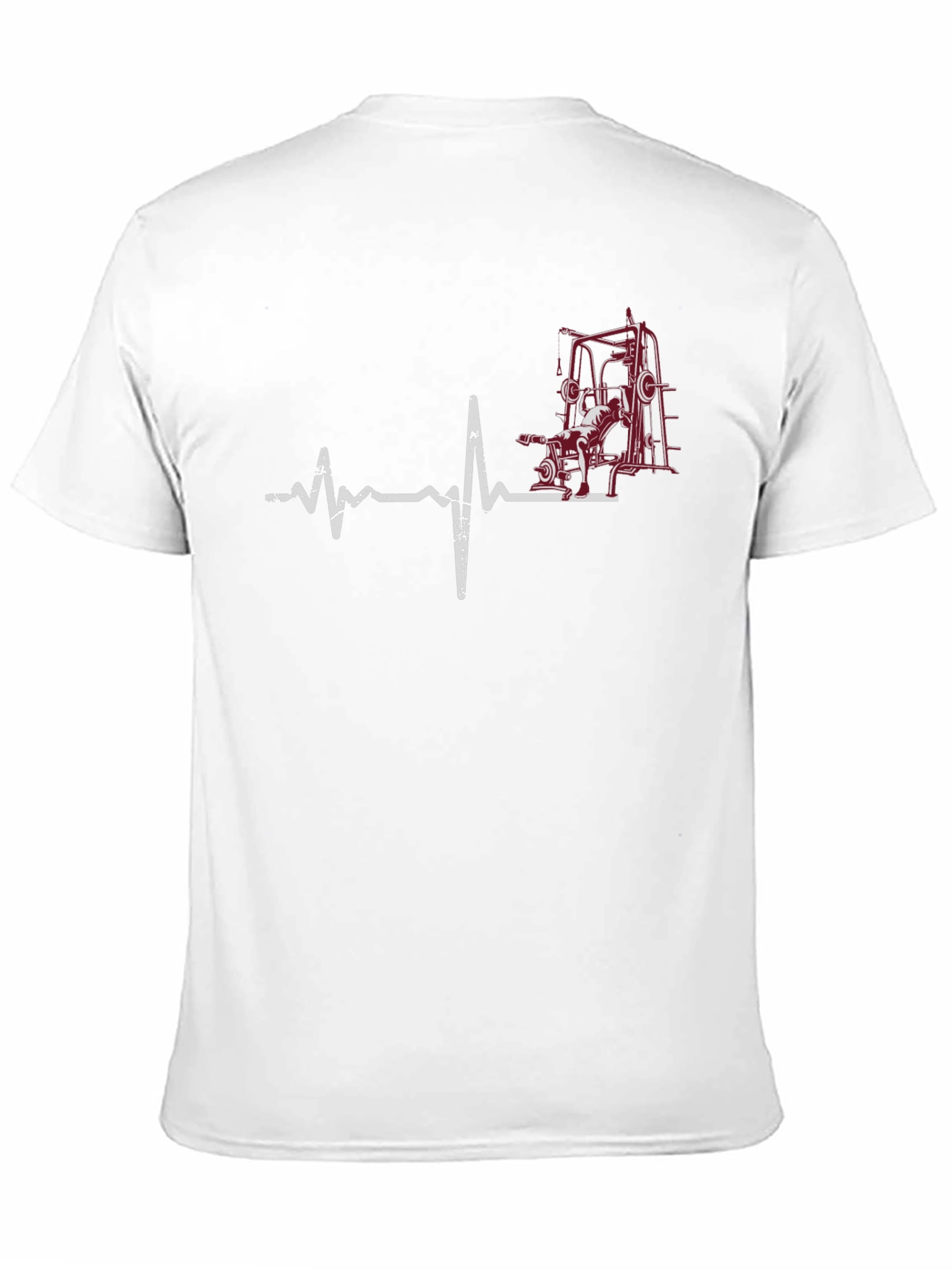 Gym Heartbeat T-Shirt - Fitness Lover Tee
