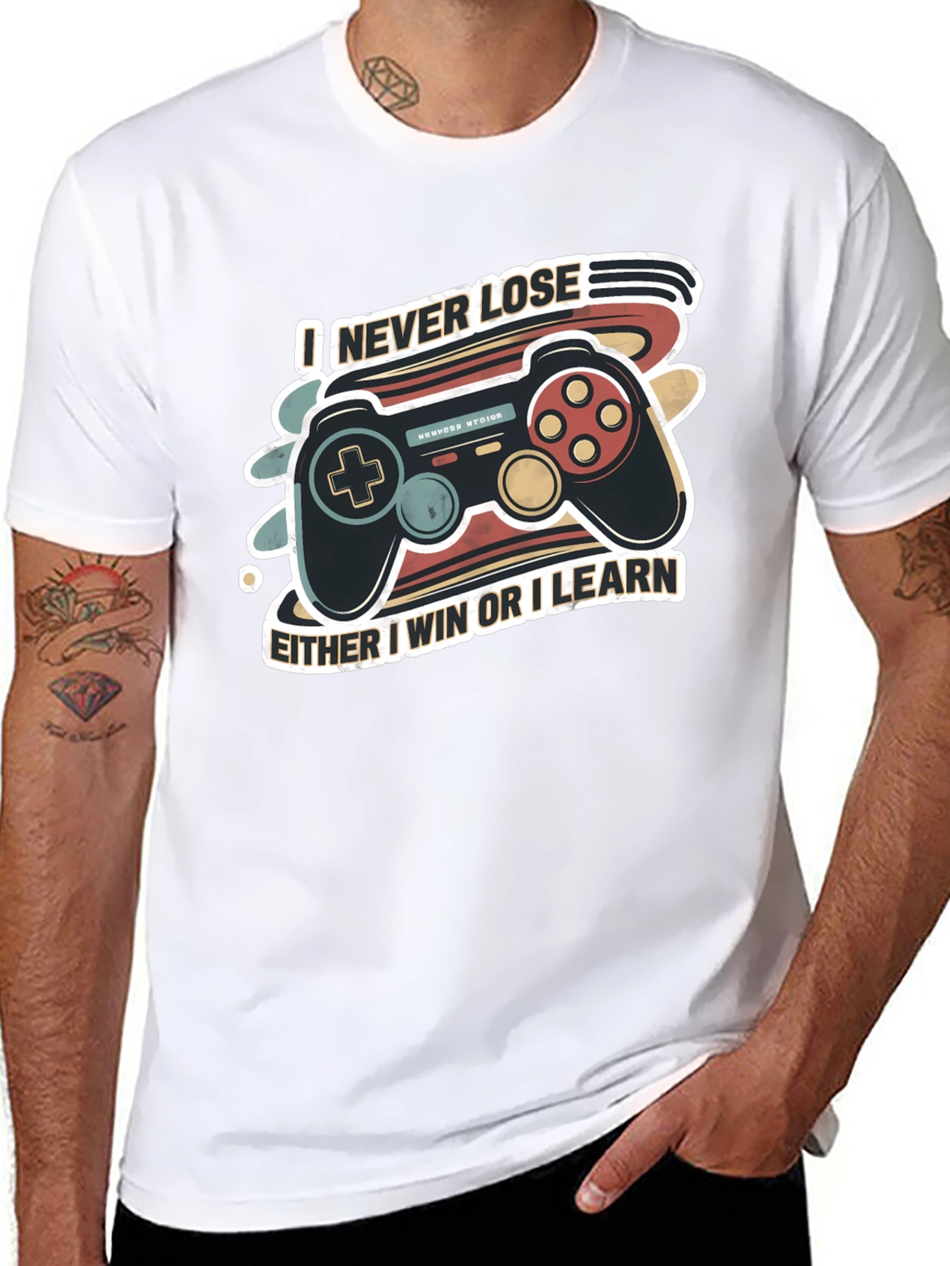 I Never Lose Gaming T-Shirt