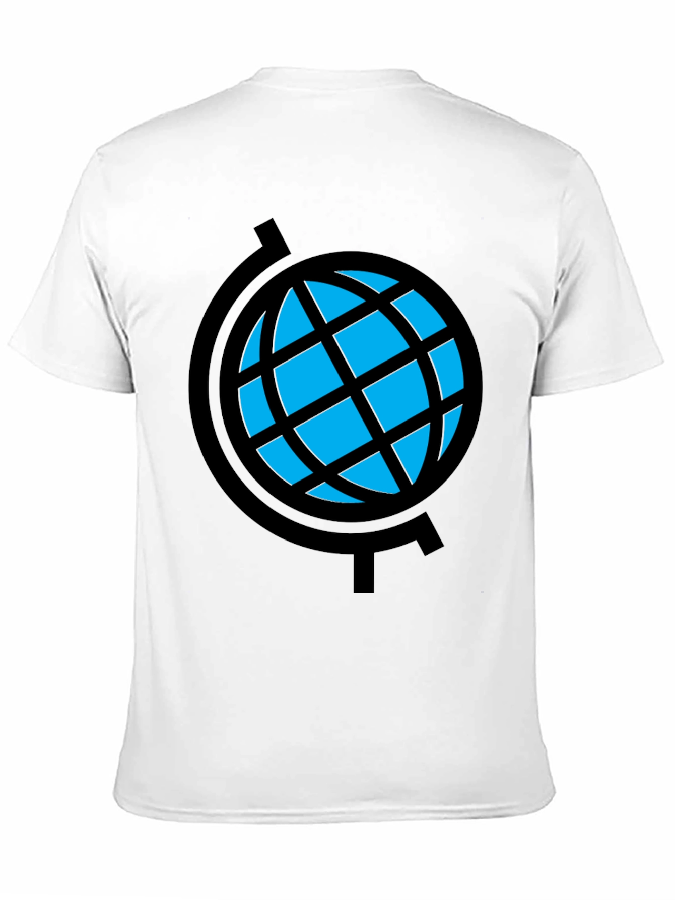 Globe Graphic Tee - Modern Black T-Shirt