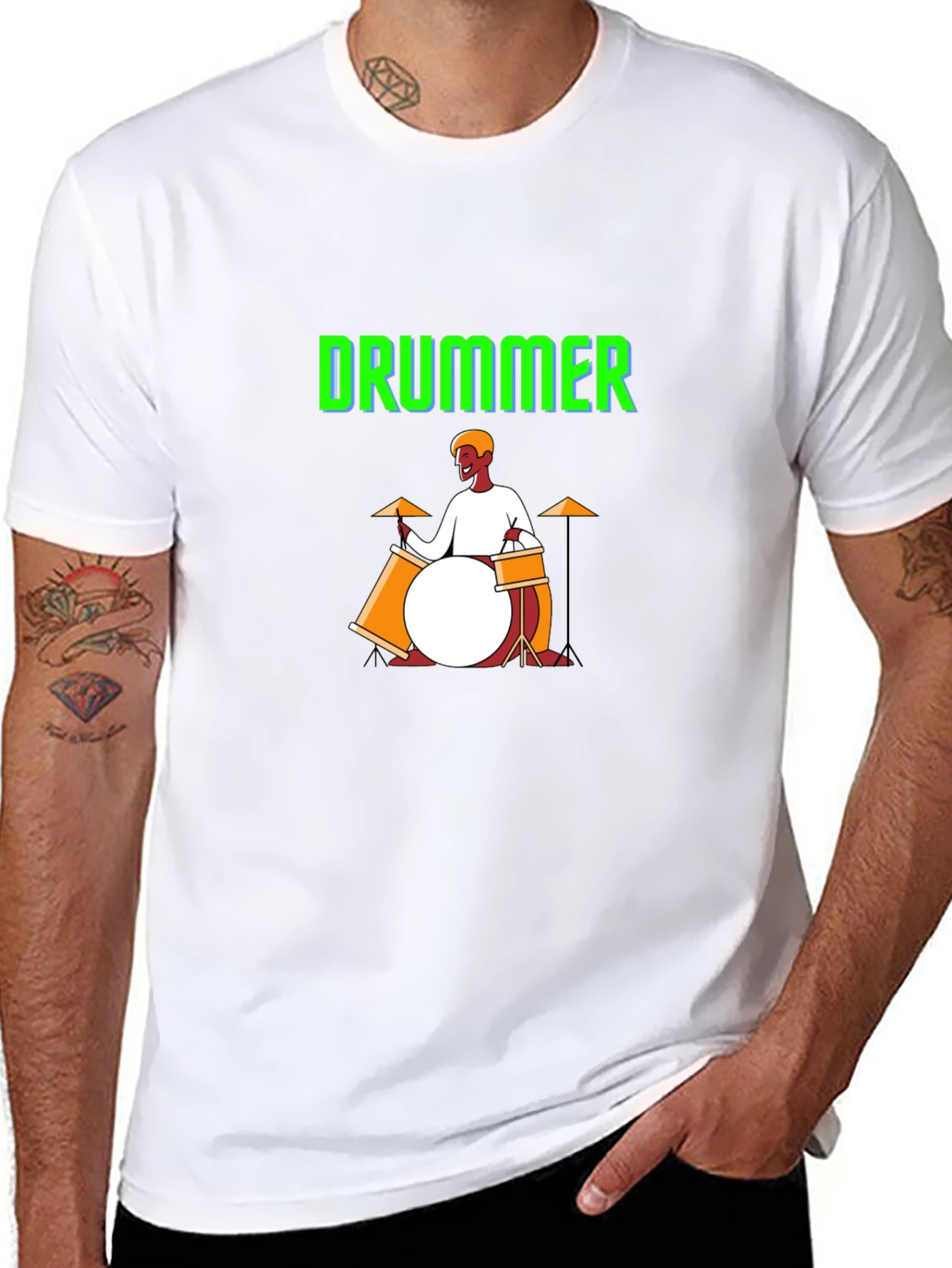 Drummer Graphic T-Shirt