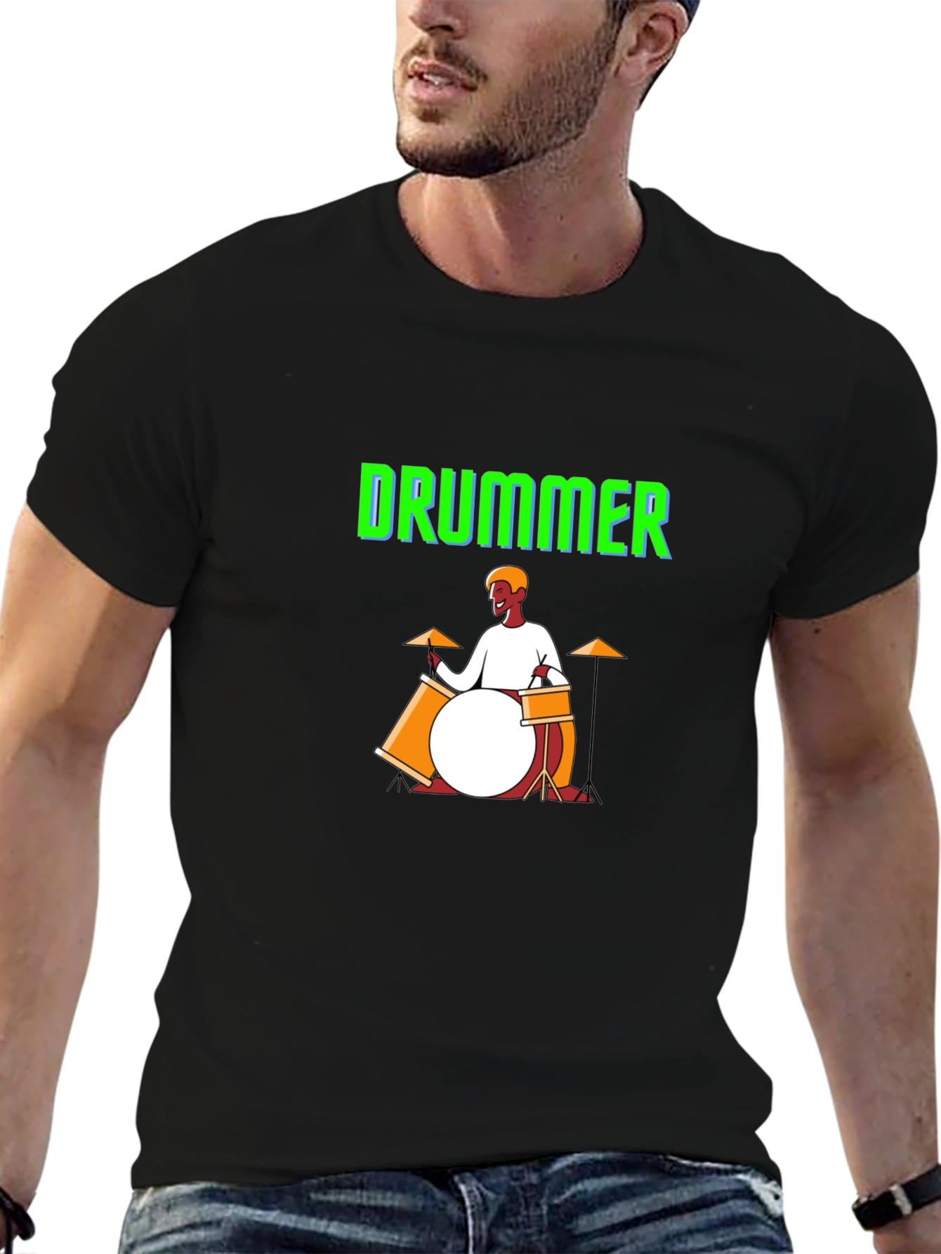 Drummer Graphic T-Shirt