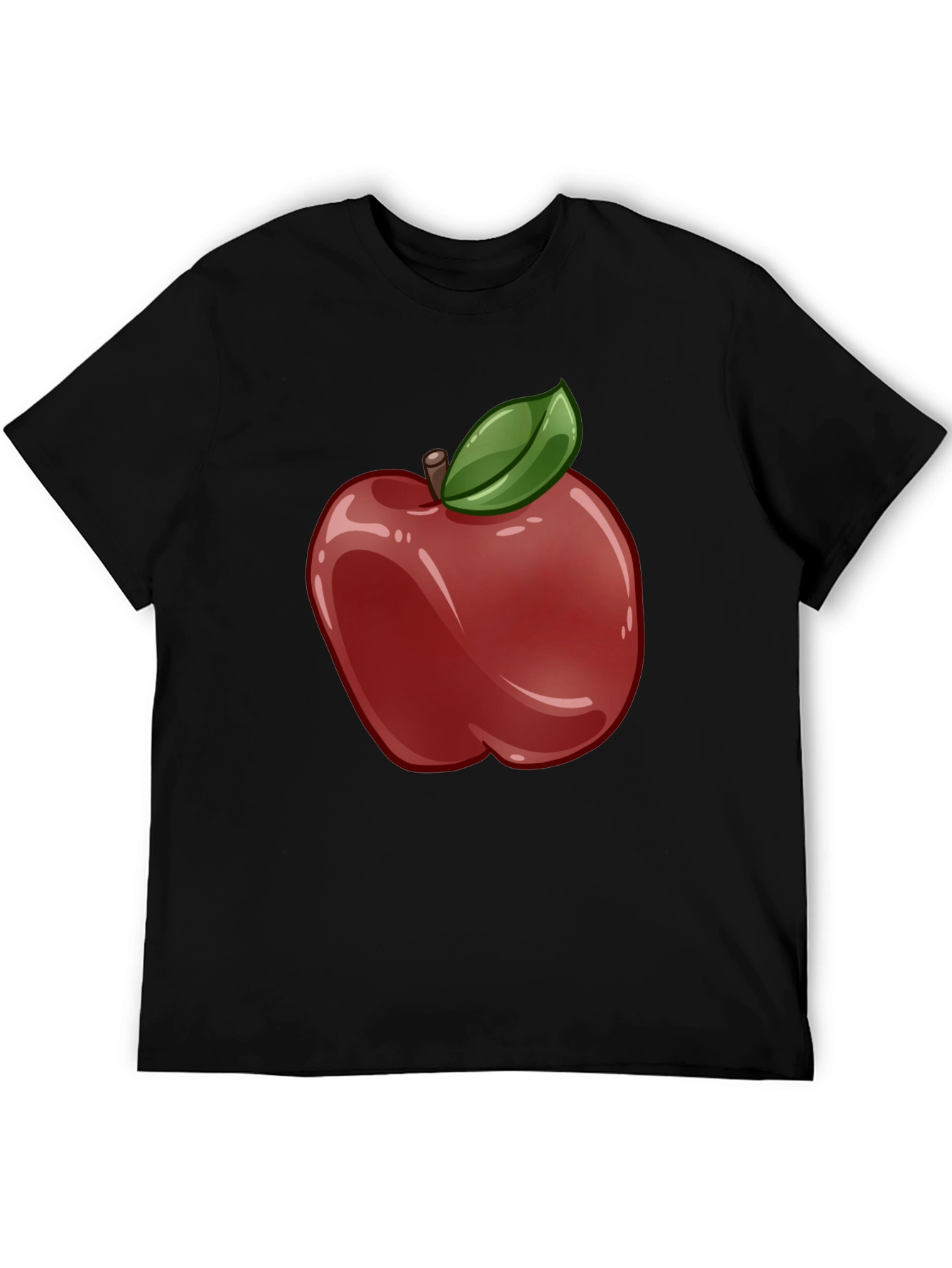 Apple Graphic Black T-Shirt