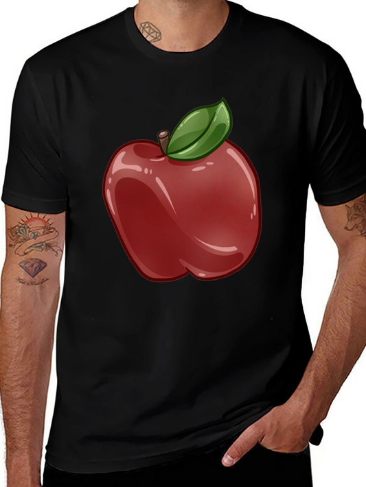 Apple Graphic Black T-Shirt