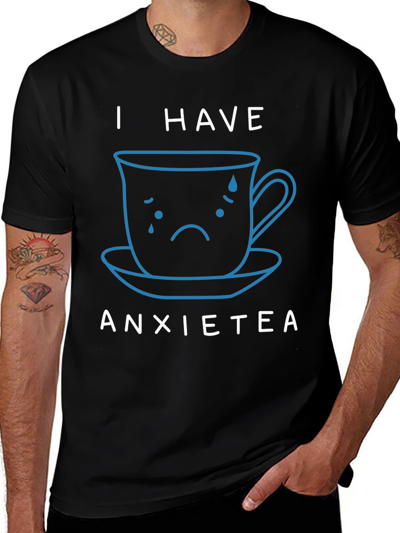 Anxietea T-Shirt - Funny Anxiety Tea Graphic Tee
