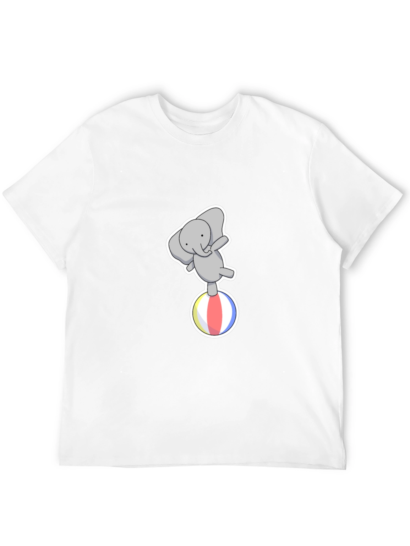 Elephant On Ball Graphic Tee