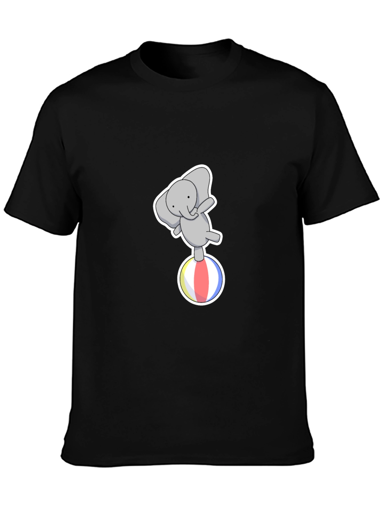 Elephant On Ball Graphic Tee