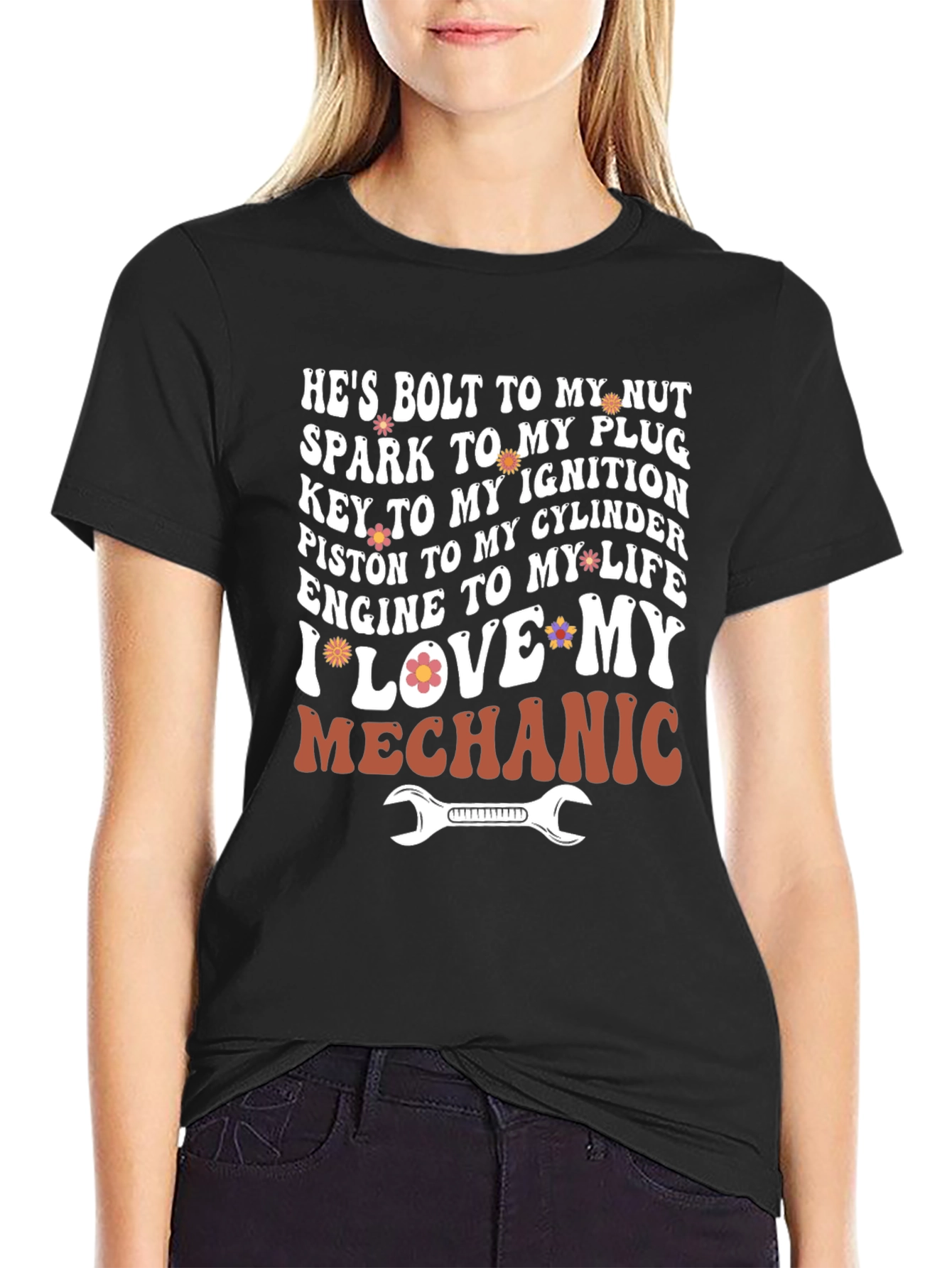 Hes Bolt to My Nut Graphic Tee