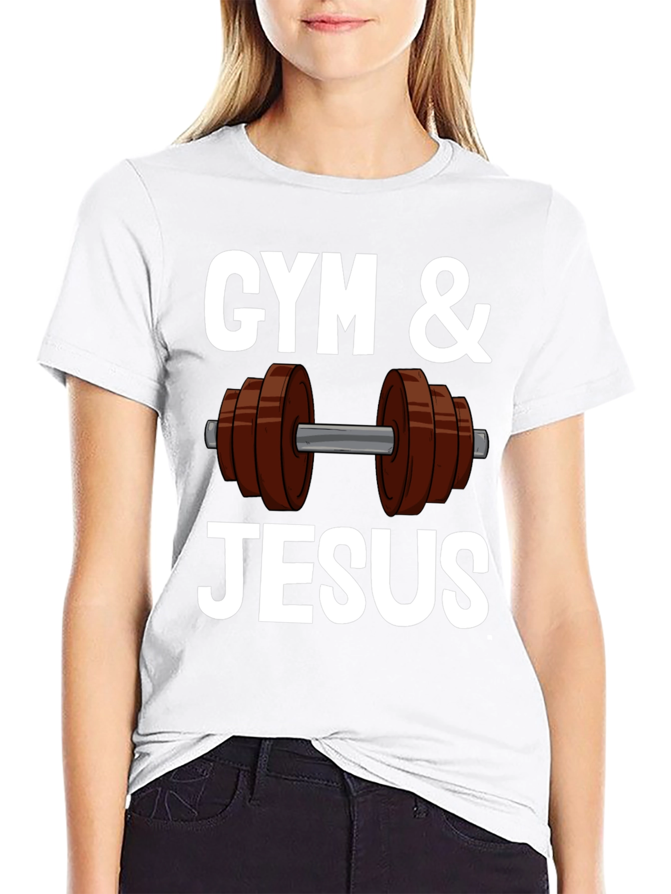 Gym & Jesus T-Shirt - Fitness & Faith Apparel
