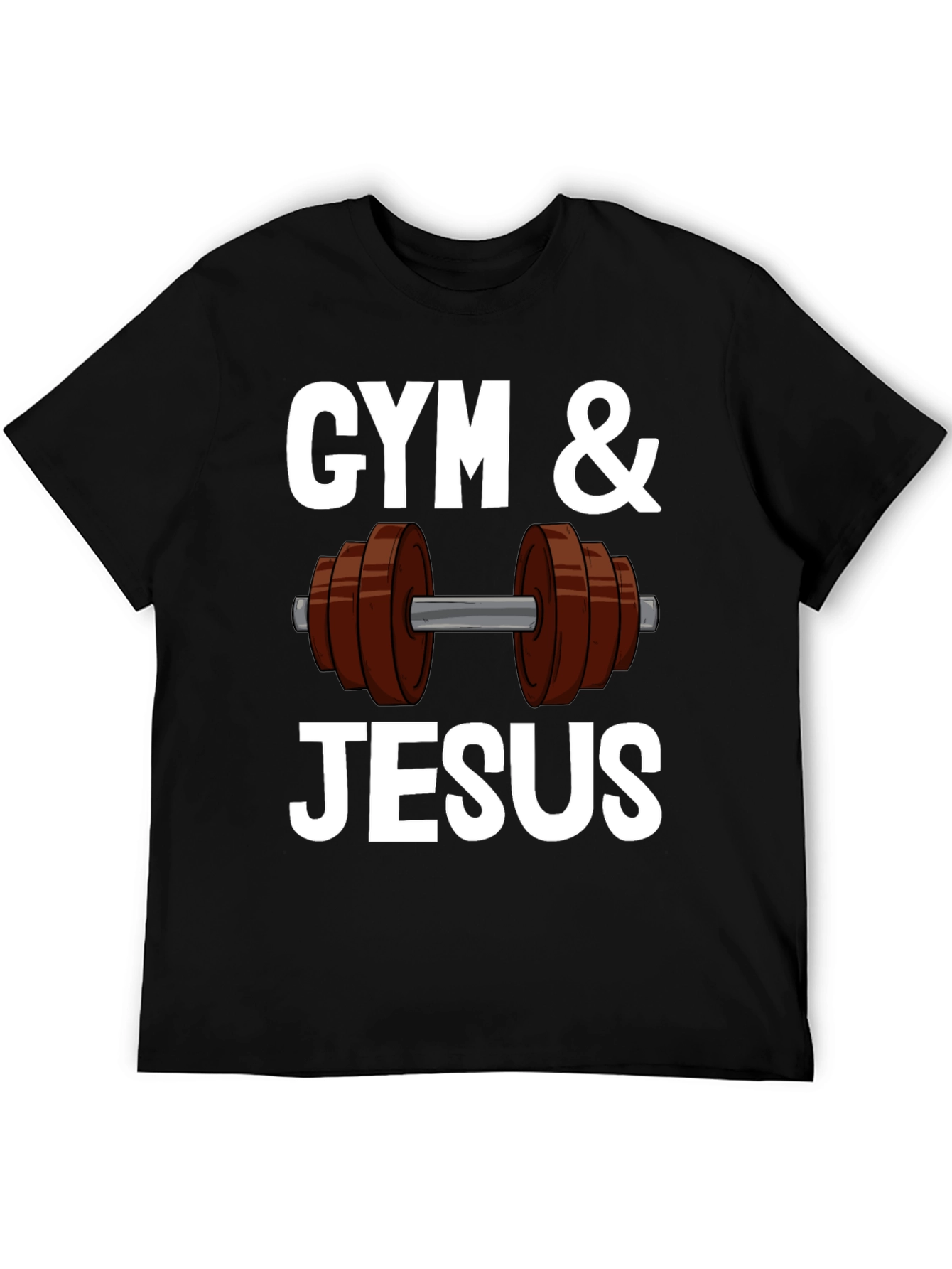 Gym & Jesus T-Shirt - Fitness & Faith Apparel