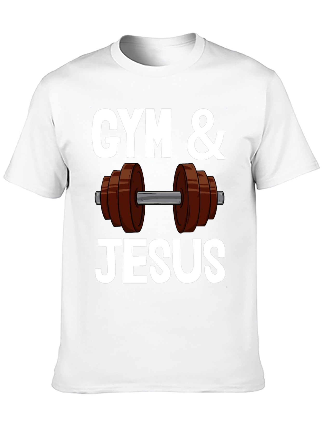 Gym & Jesus T-Shirt - Fitness & Faith Apparel