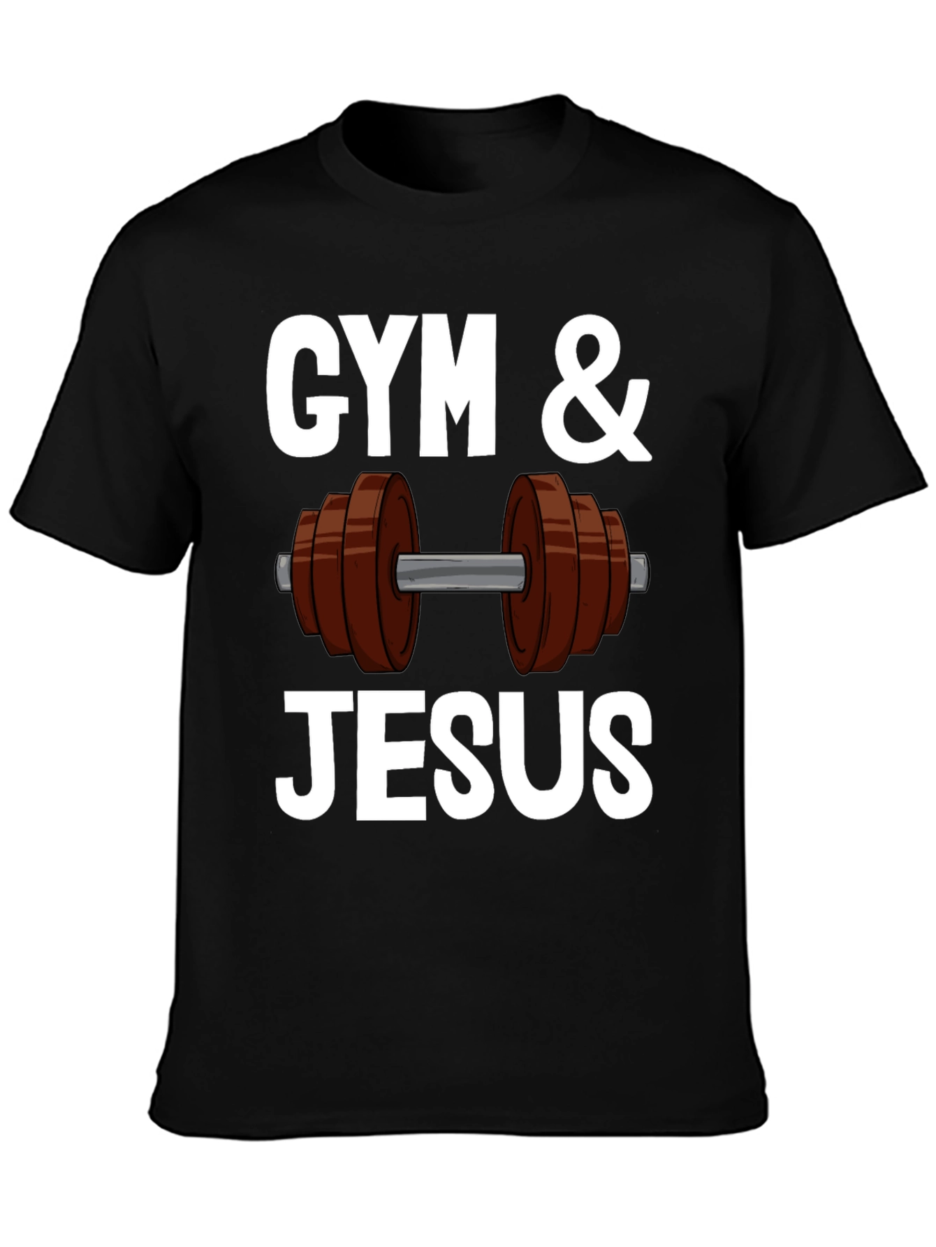 Gym & Jesus T-Shirt - Fitness & Faith Apparel