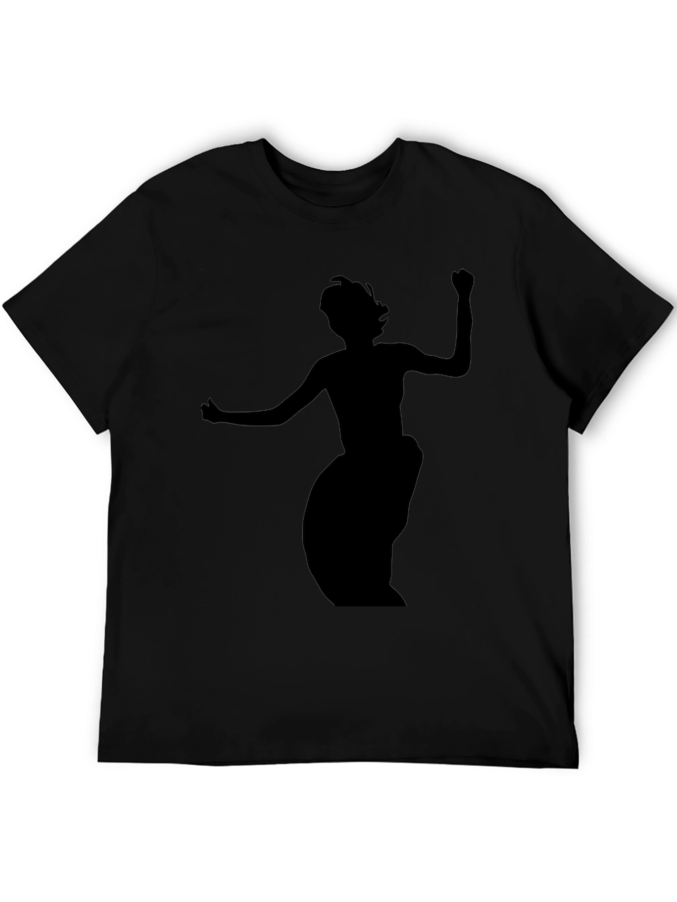 Silhouette Dancer Graphic Black T-Shirt
