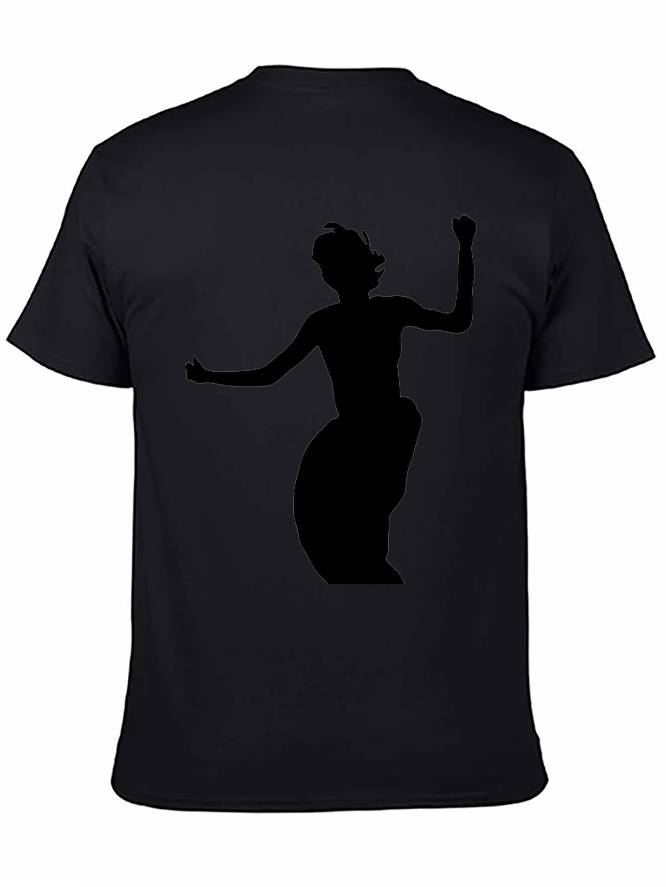 Silhouette Dancer Graphic Black T-Shirt