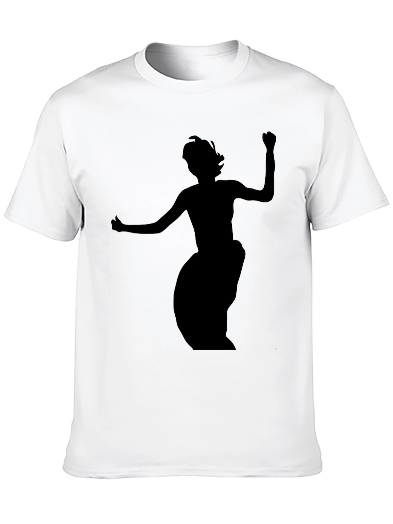 Silhouette Dancer Graphic Black T-Shirt