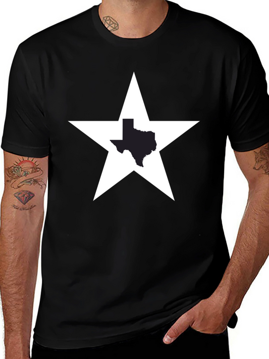 Texas Star State Pride Black T-Shirt
