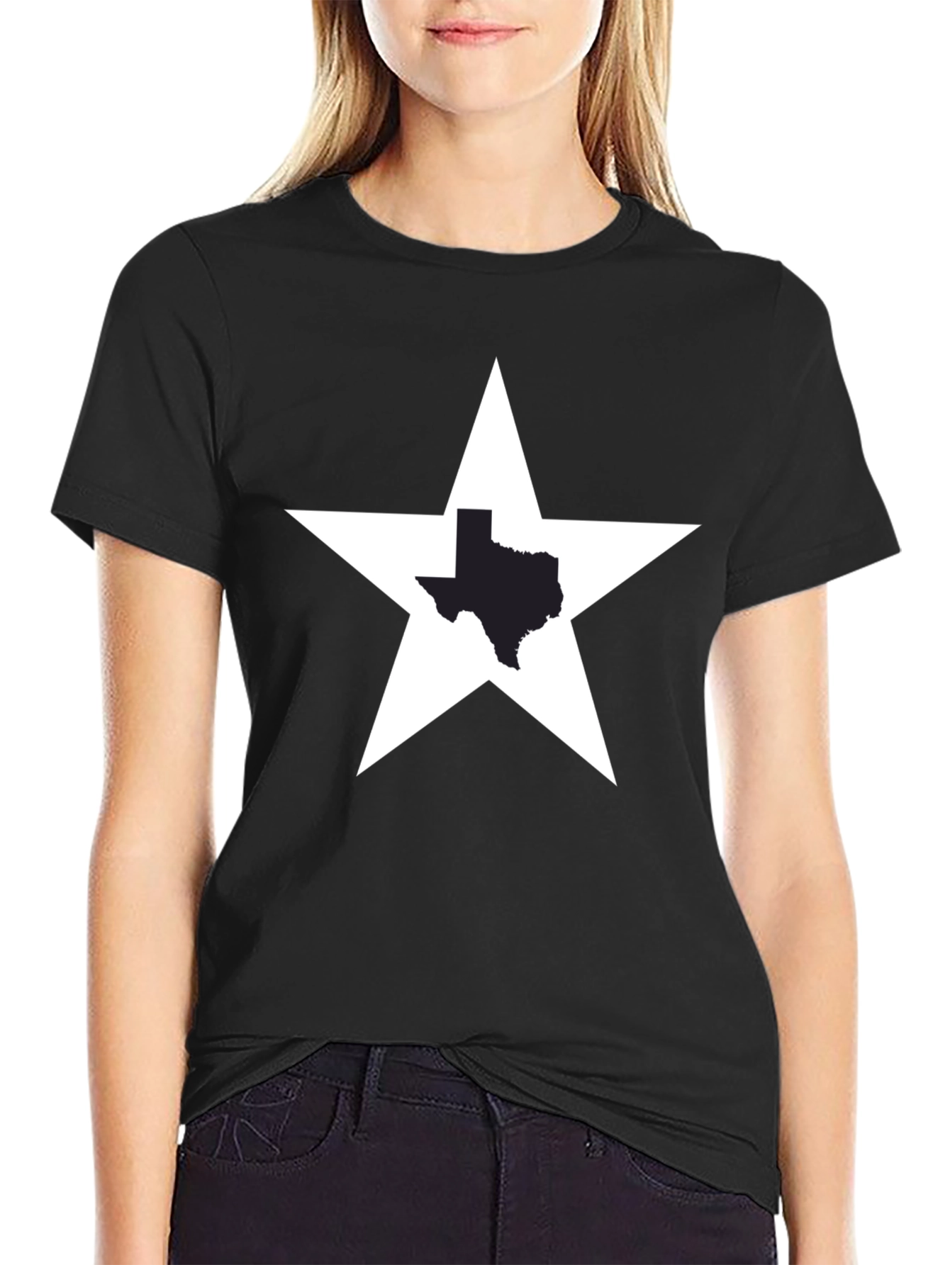 Texas Star State Pride Black T-Shirt
