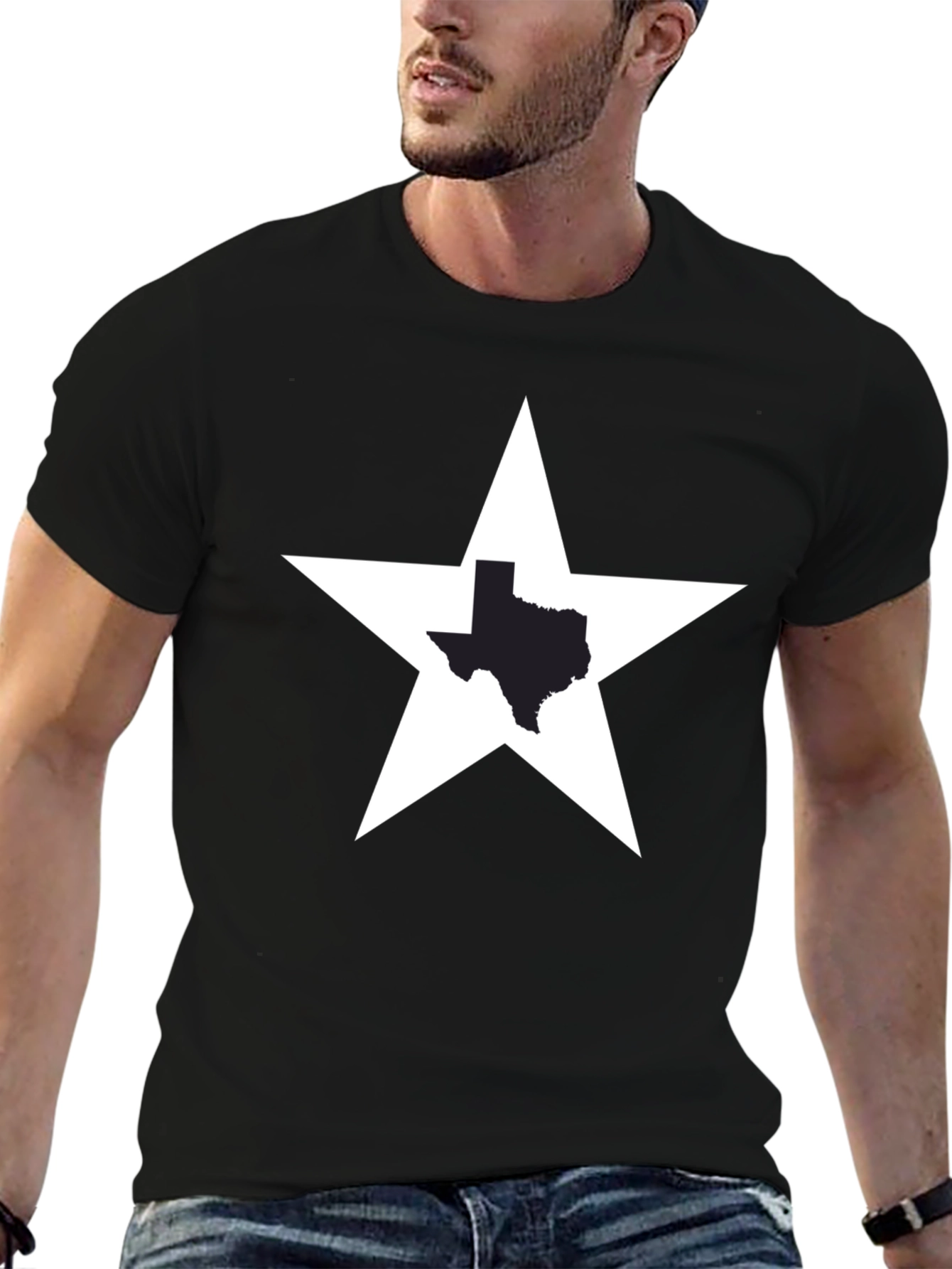 Texas Star State Pride Black T-Shirt