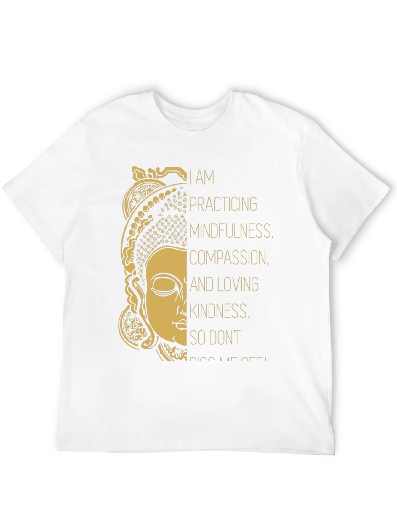 Mindfulness Buddha Graphic Tee - Black