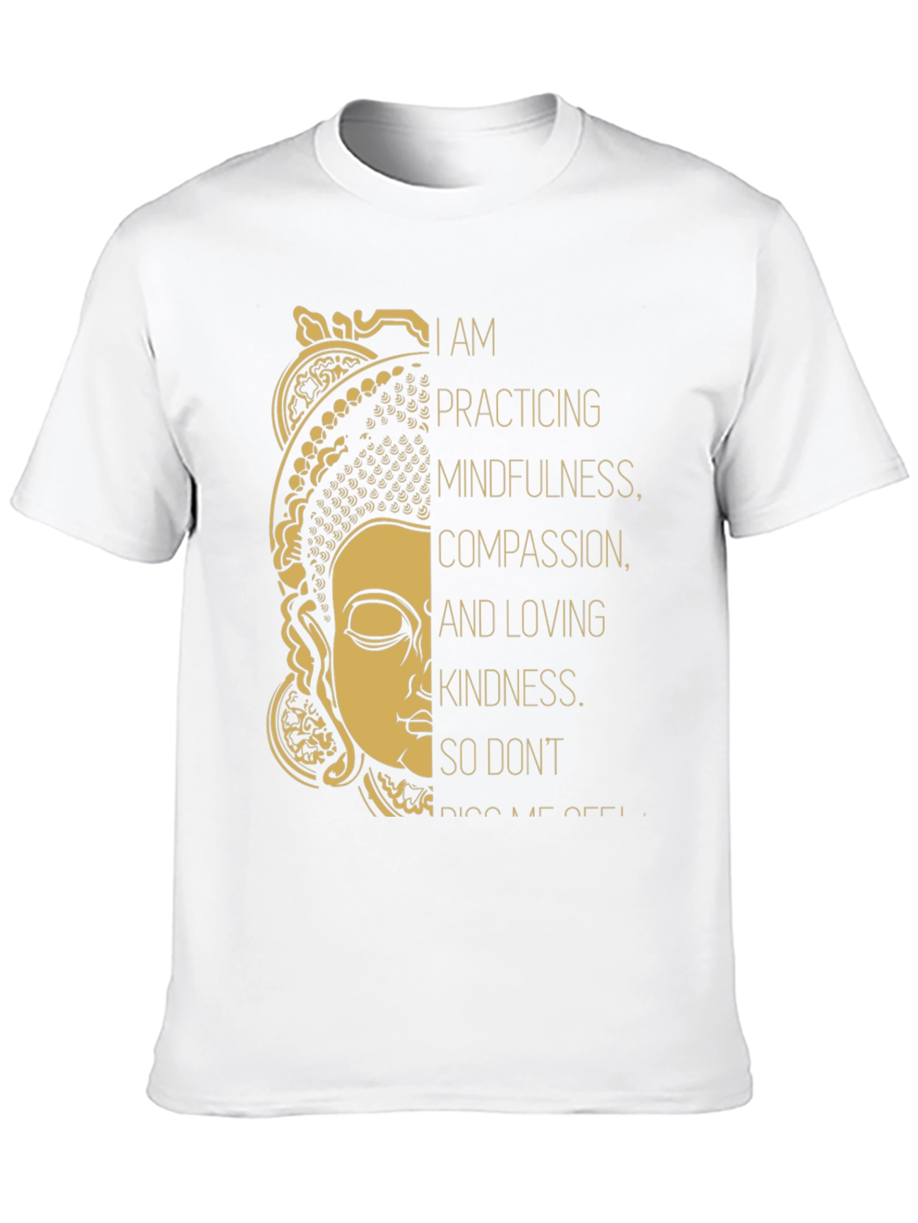 Mindfulness Buddha Graphic Tee - Black