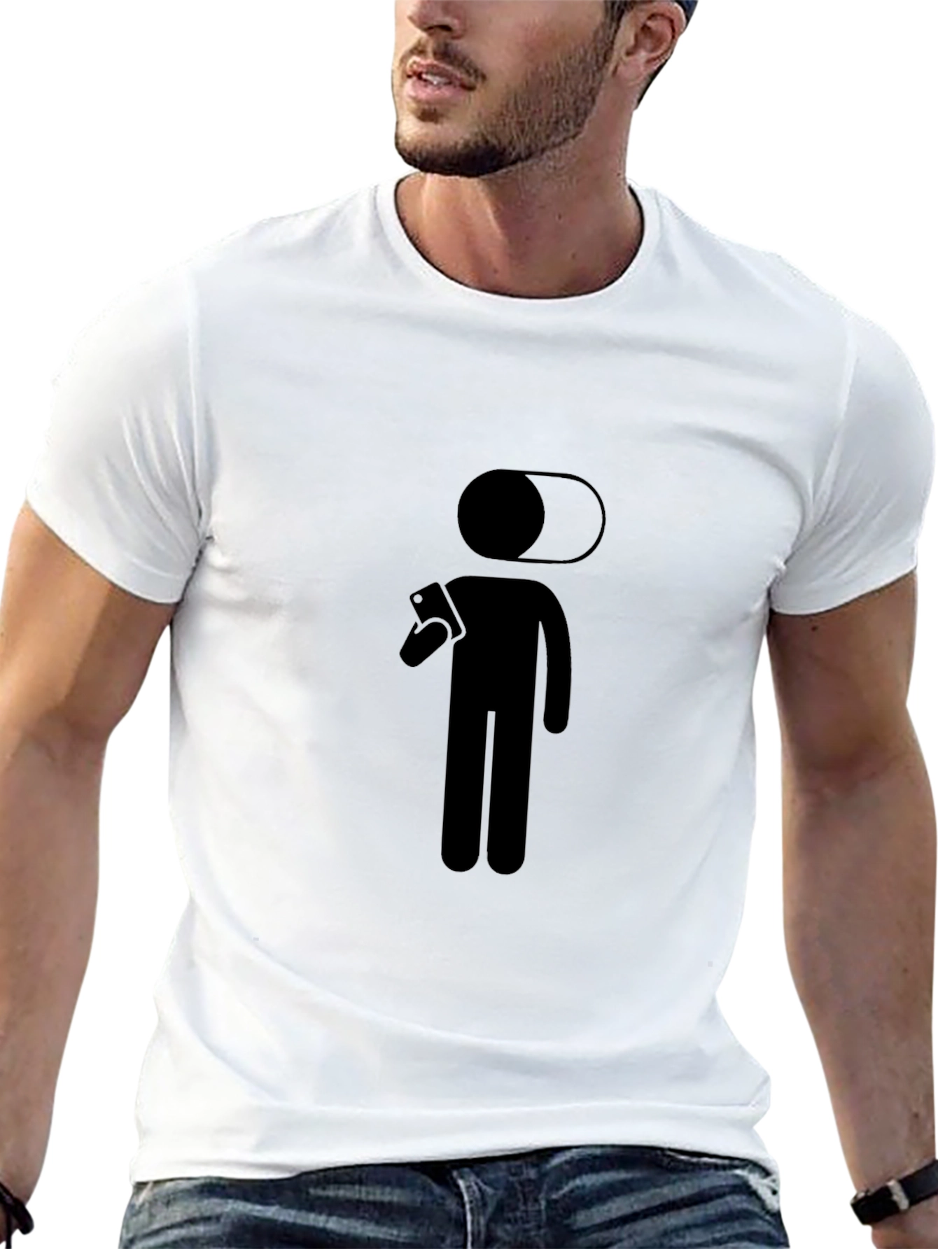 Off The Grid Mode T-Shirt - Black Casual Tee
