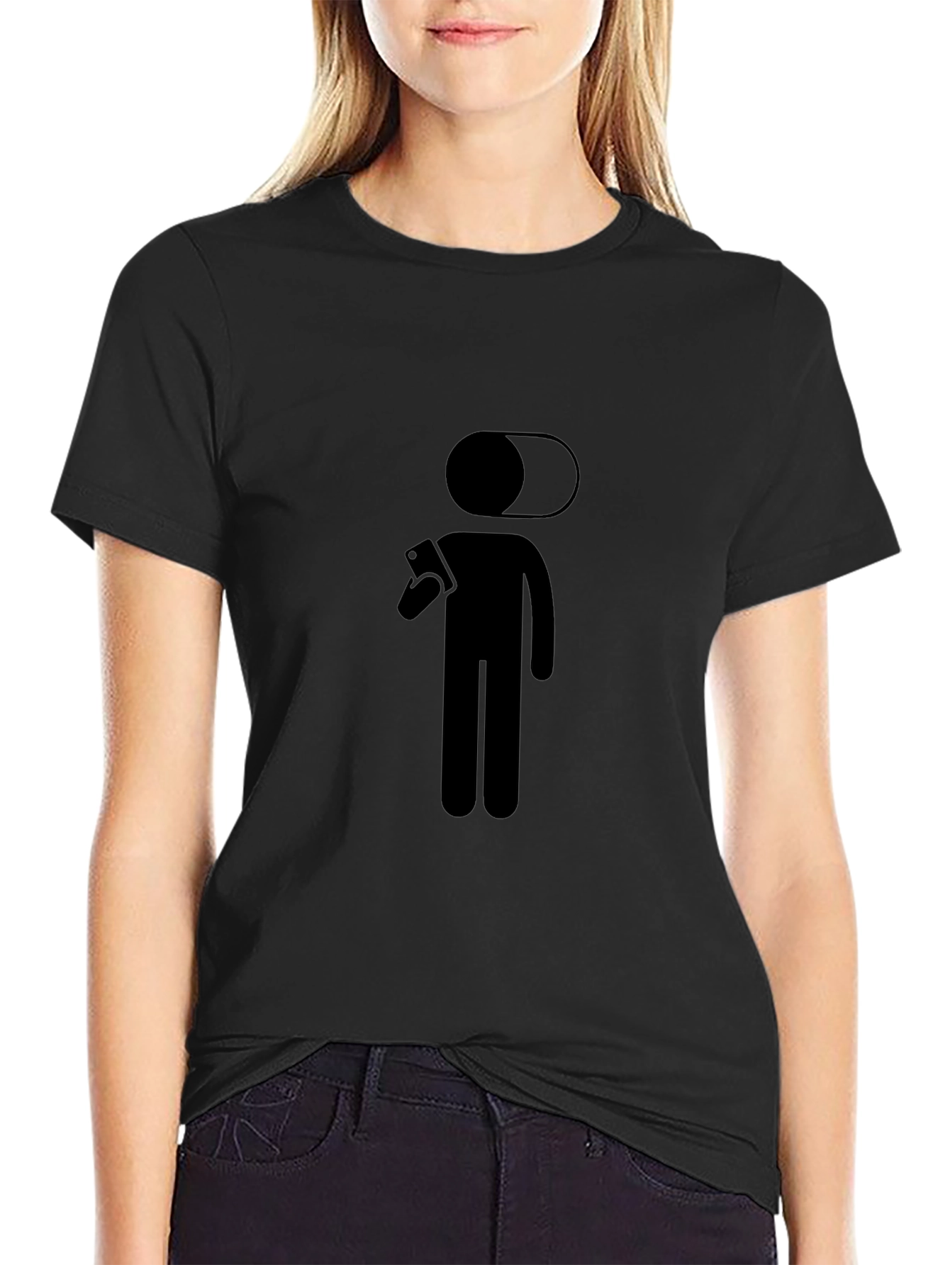Off The Grid Mode T-Shirt - Black Casual Tee