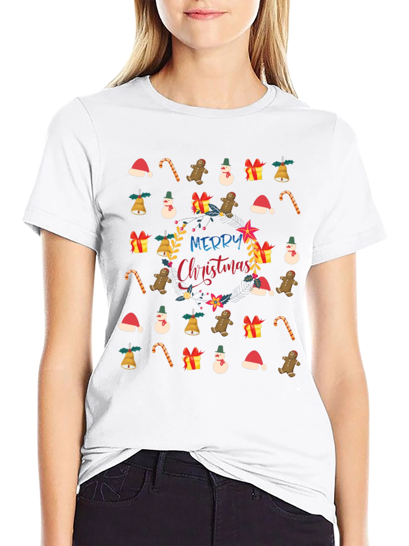 Festive Christmas Print T-Shirt